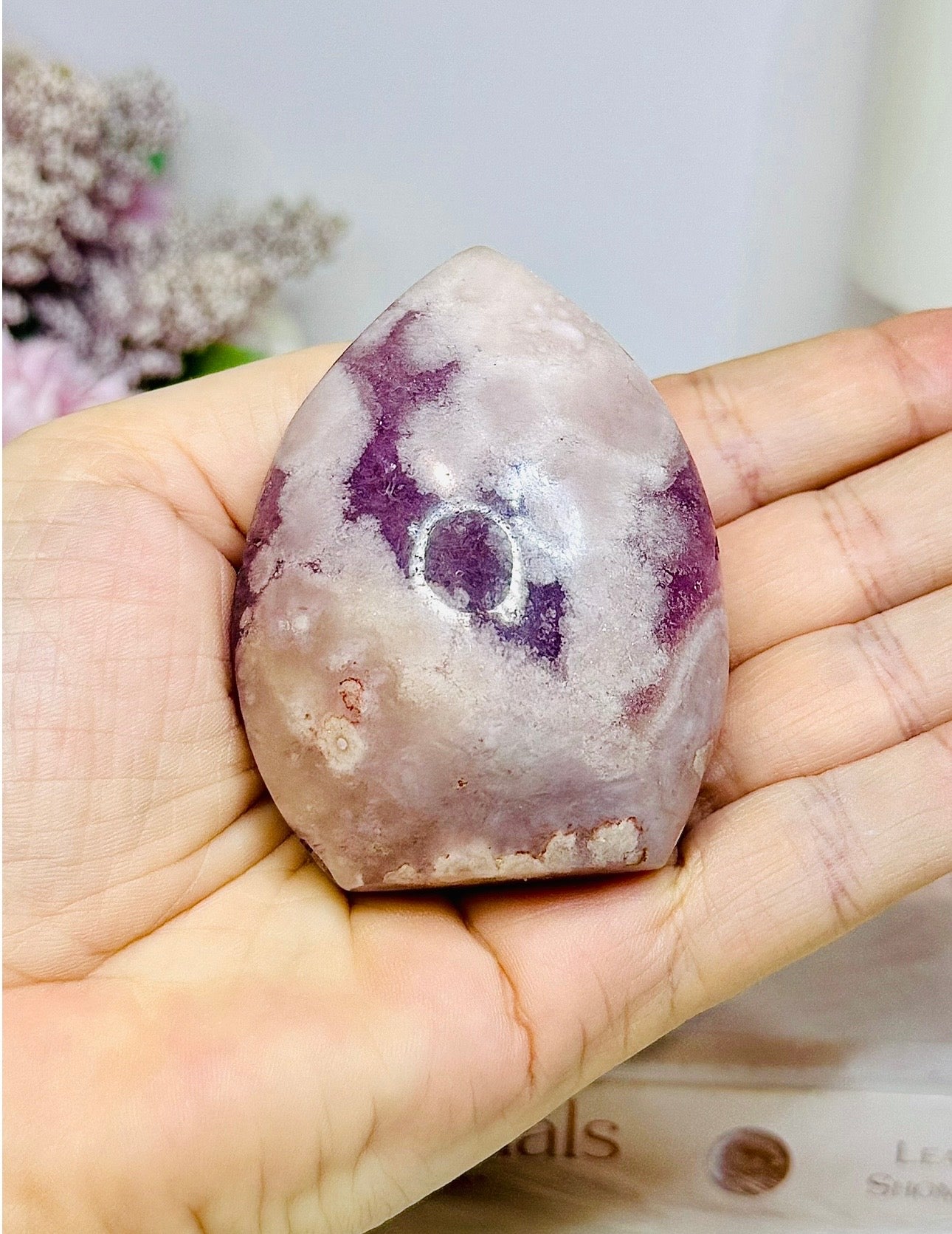 High Grade Druzy Pink Amethyst Flame | Freeform 6.5cm