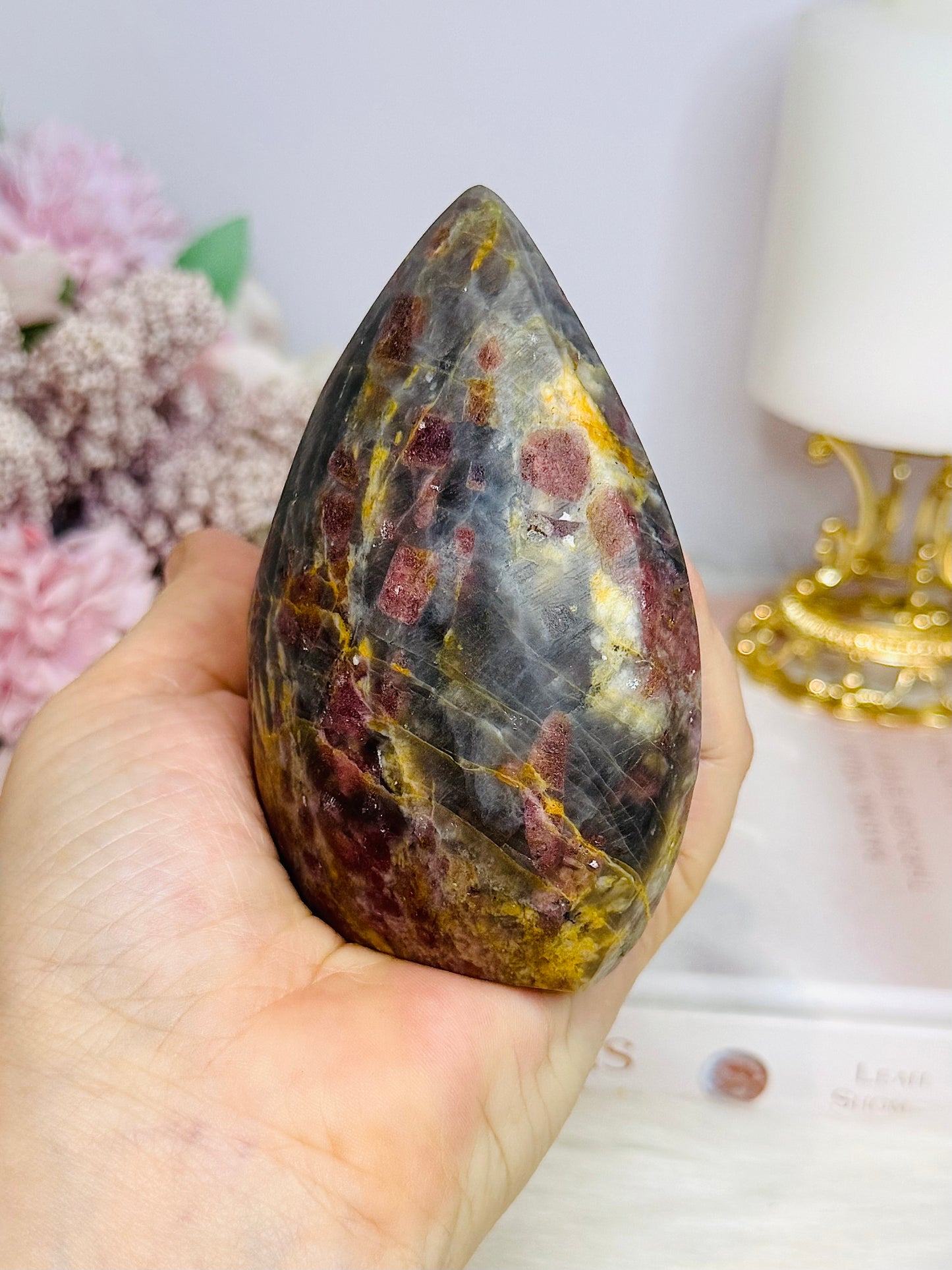 Pink Tourmaline Chunky Flame | Flame 10cm