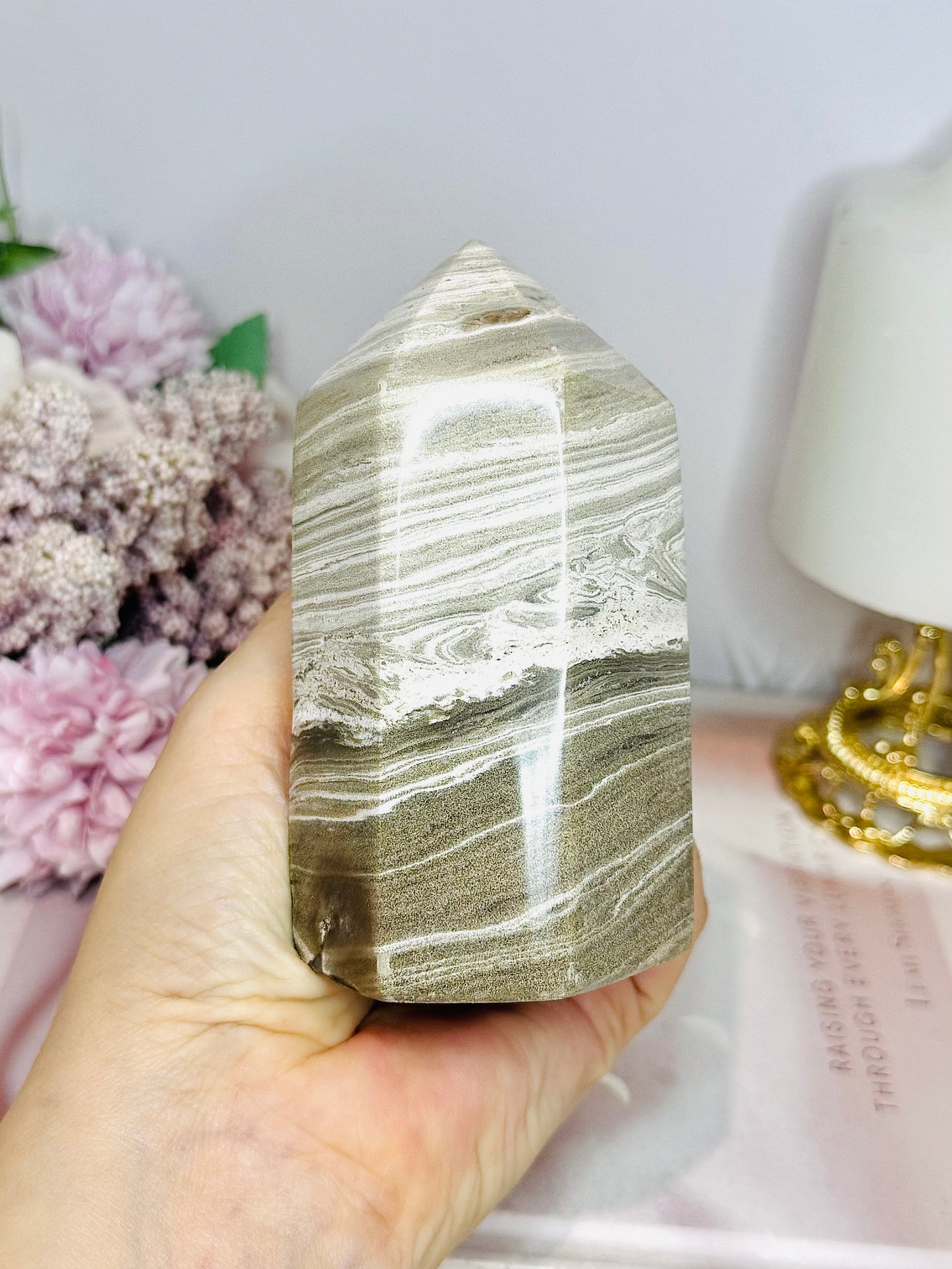 Chunky Jasper Tower 468g 11cm