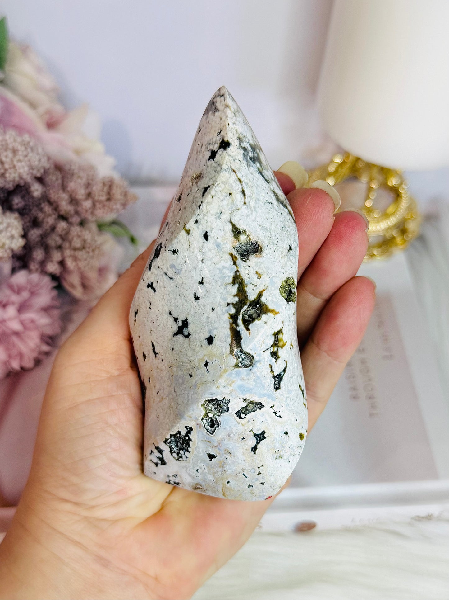 Chunky 11cm Ocean Jasper Flame