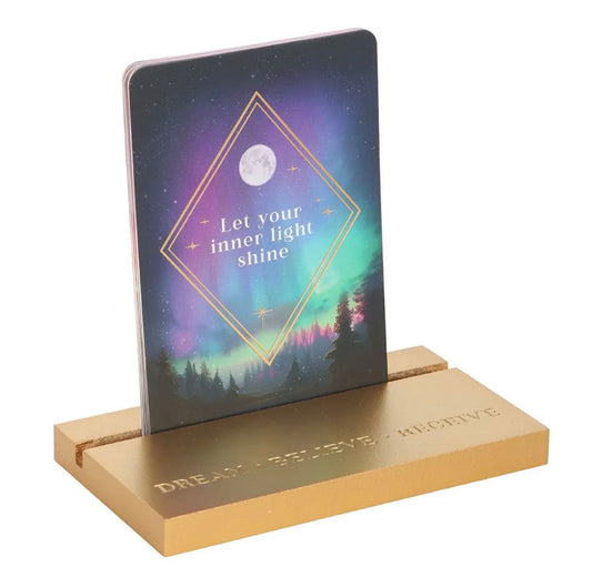 Ethereal Affirmations Card Set on Stand