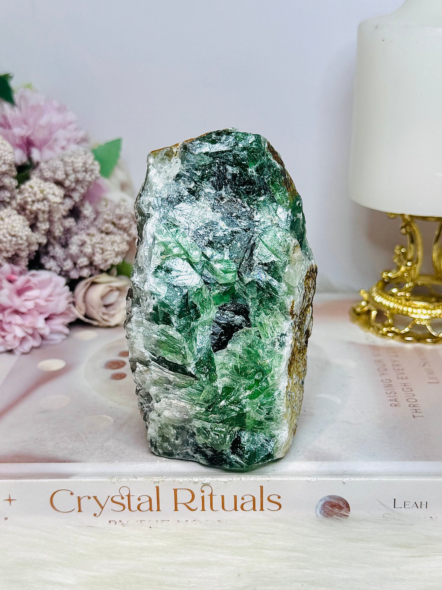 Natural Large Green Fluorite Specimen 11cm 750g