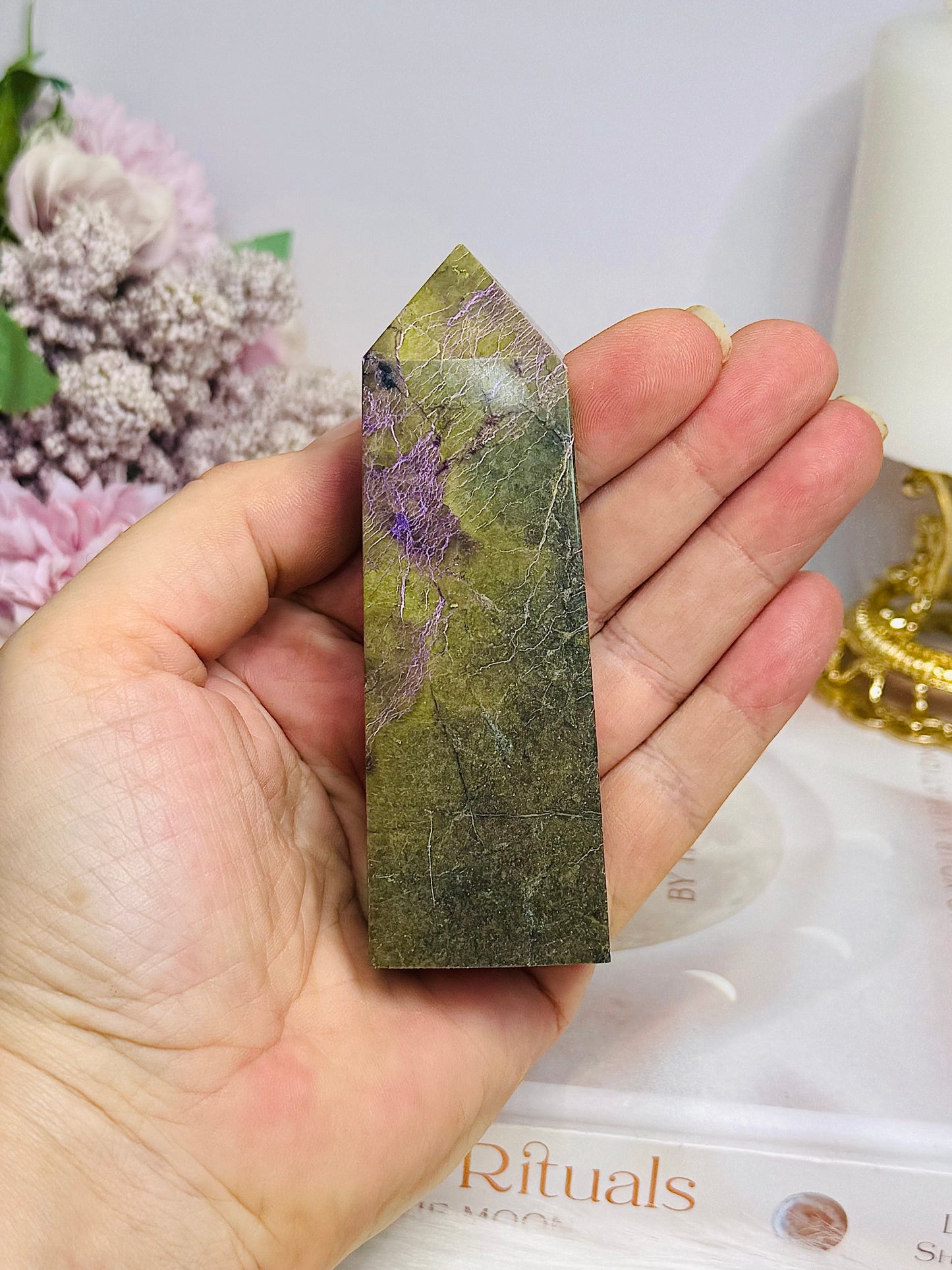Natural Stitchtite | Atlantisite Tower 9.5cm