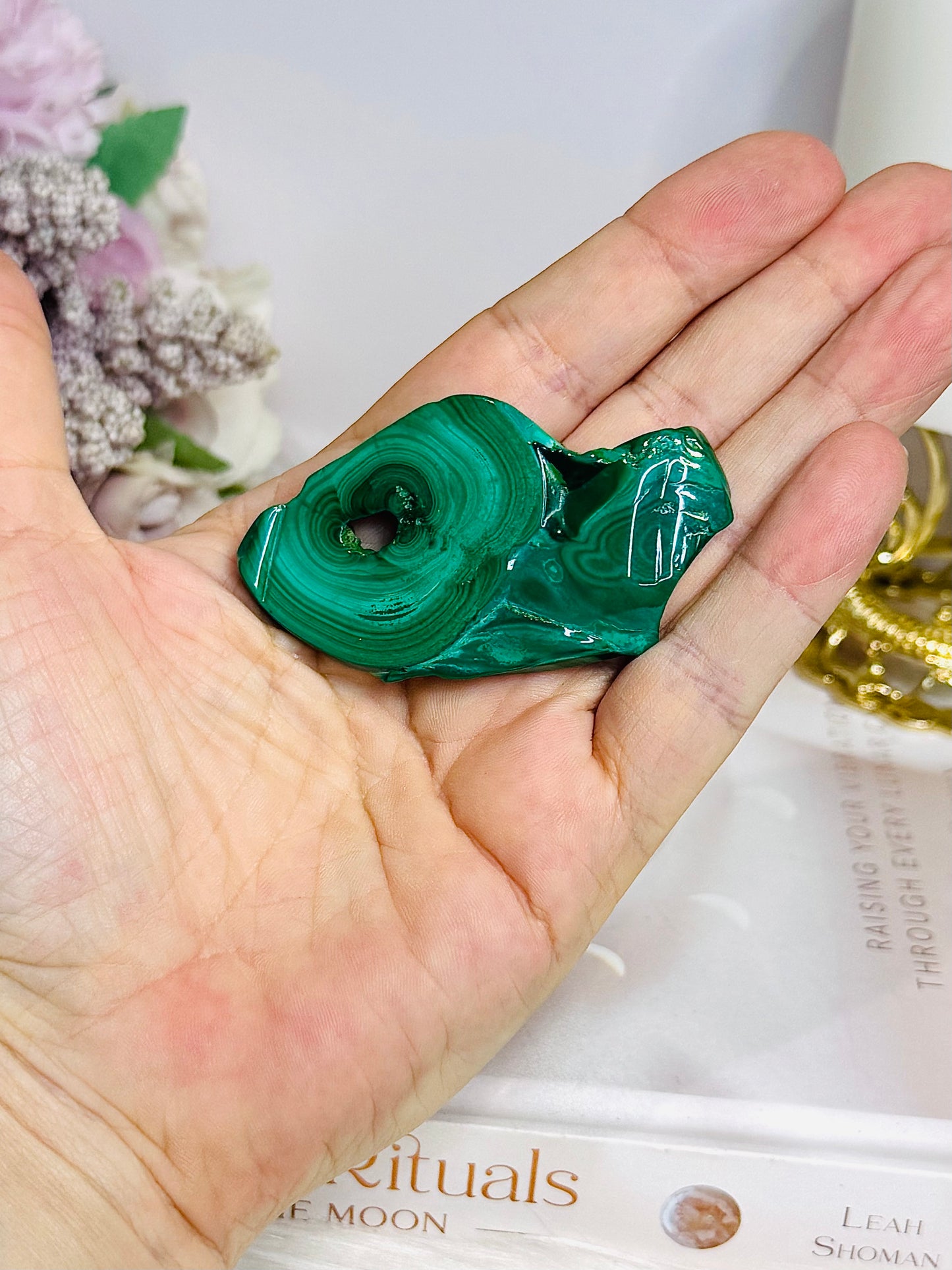 Malachite Slab 6.5cm