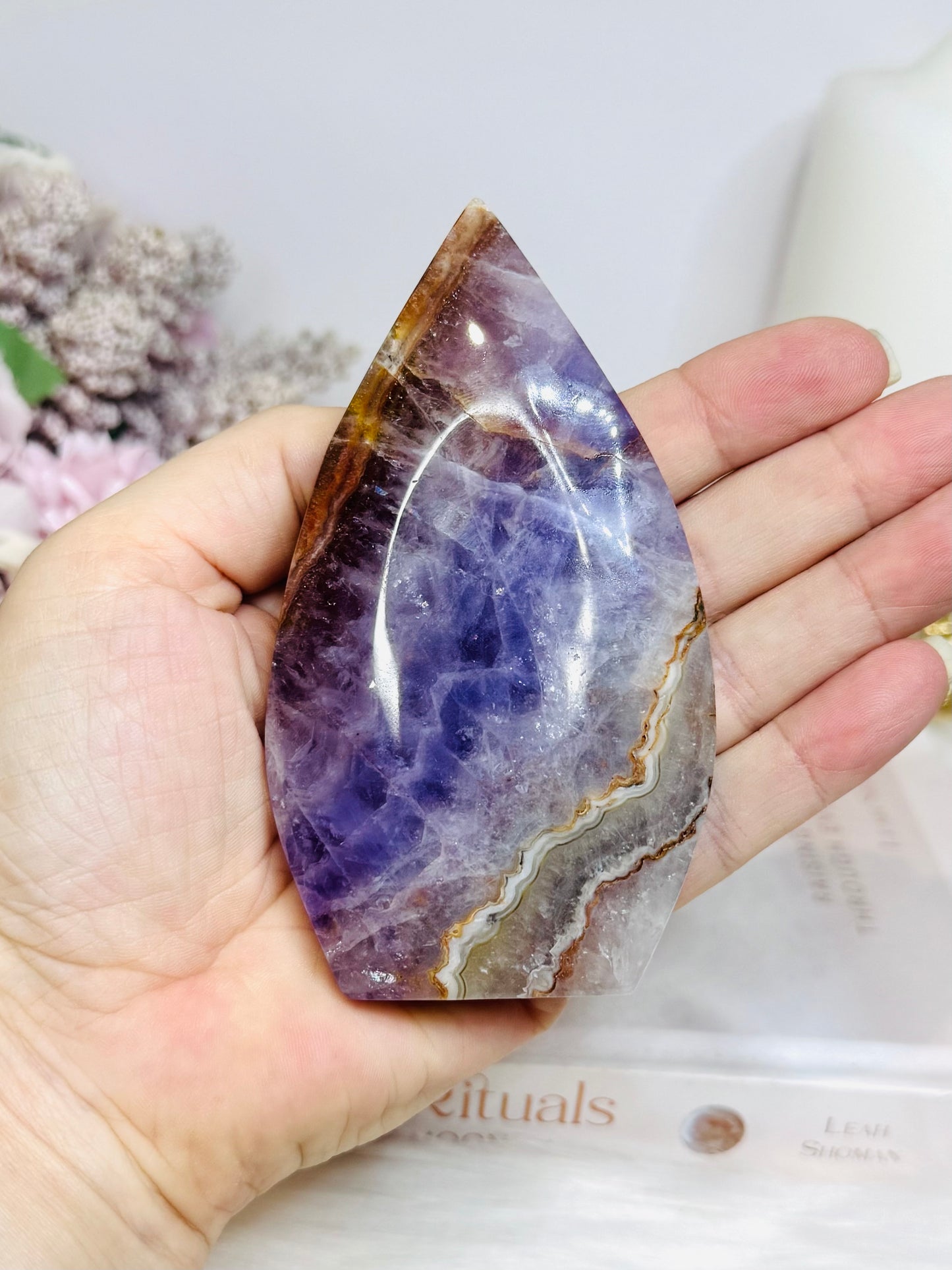 Crazy Lace Amethyst Freeform | Flame 11cm
