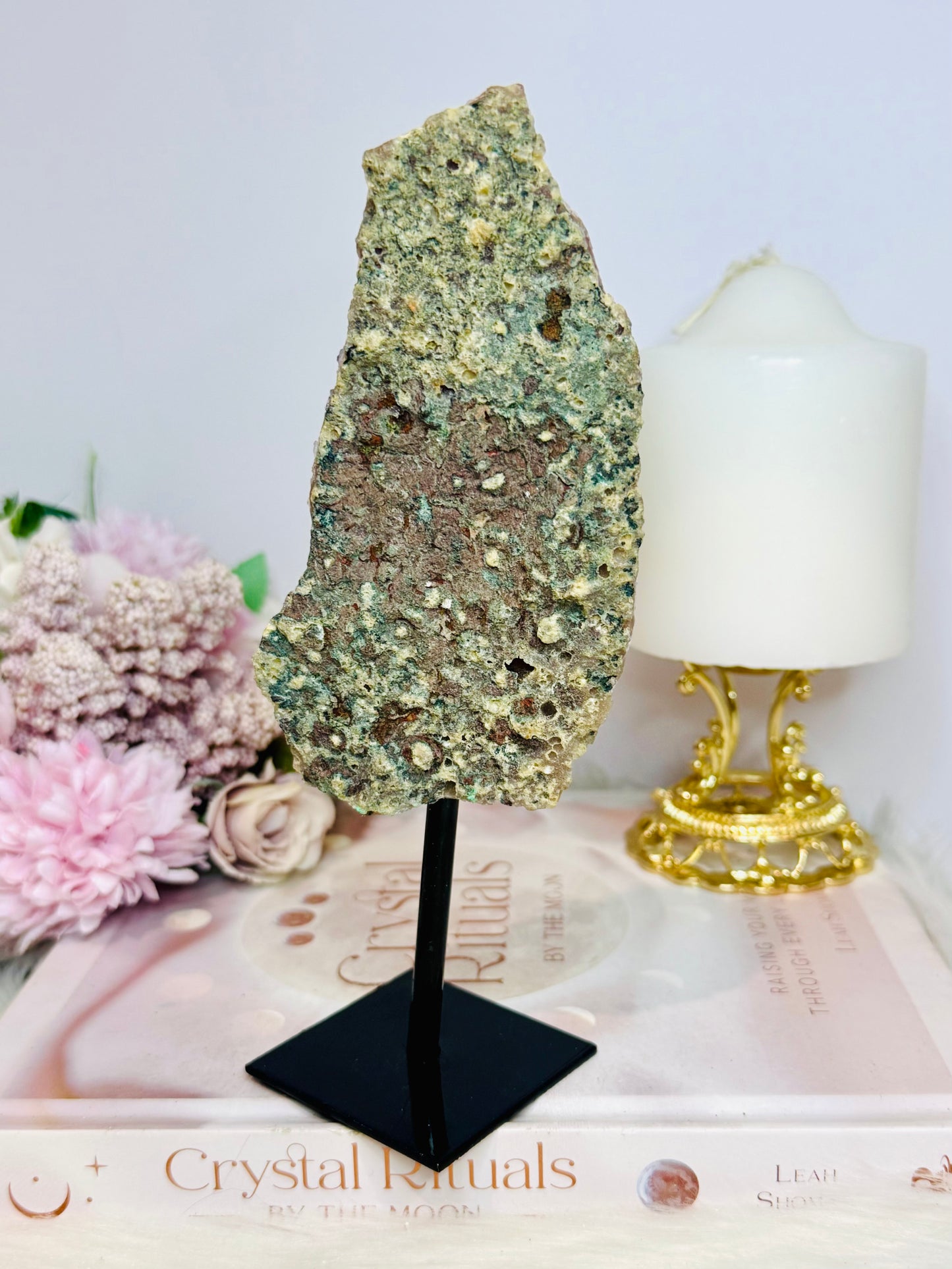 Amethyst Slab on Stand 18cm