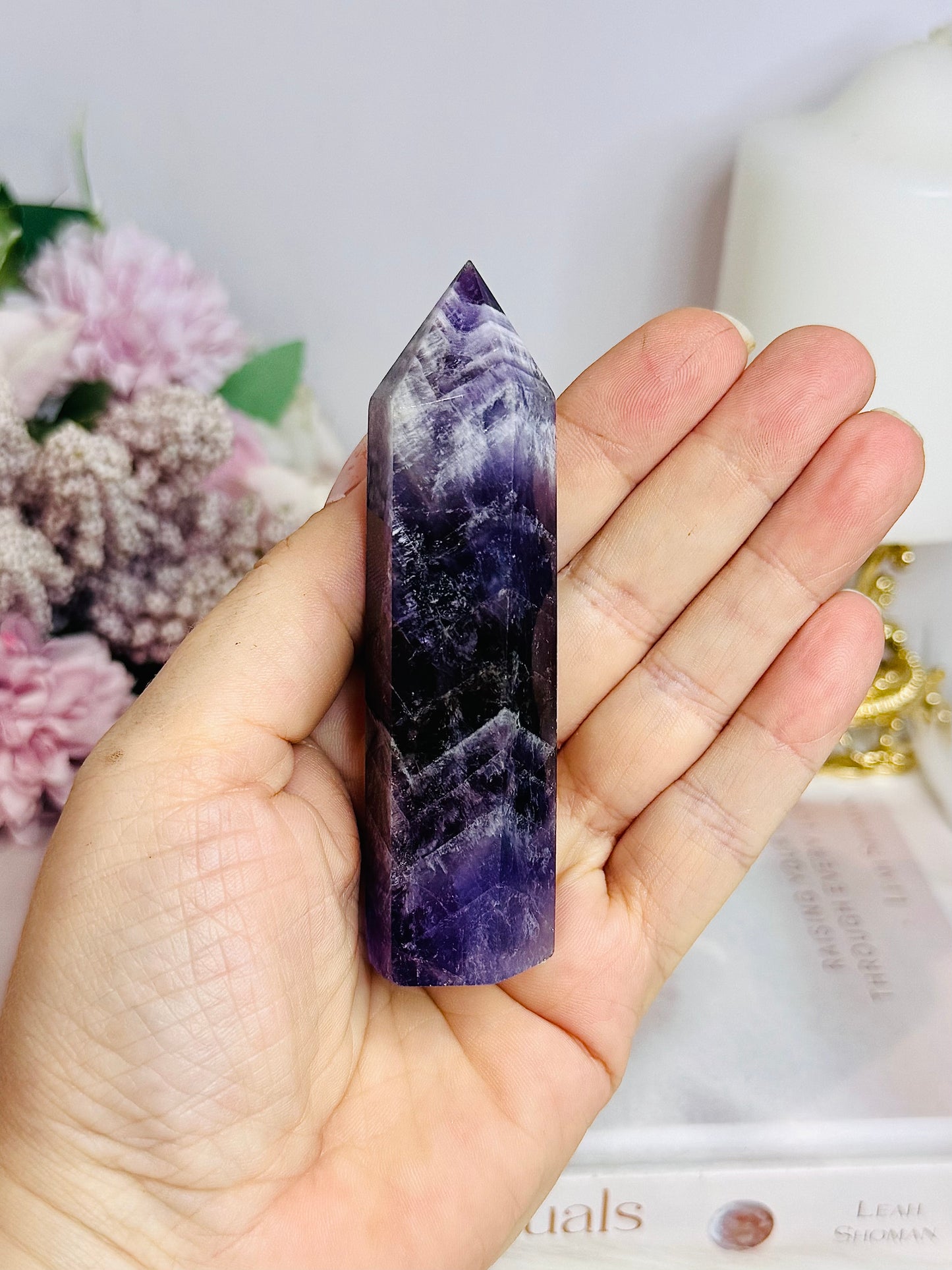 Dream | Cheveon Amethyst Chunky Tower 9.5cm