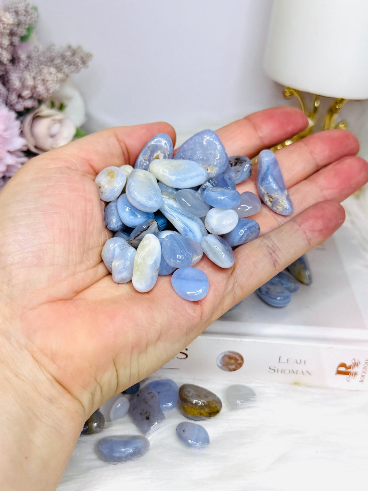 Blue Lace Agate Small Tumbles 2 for $1