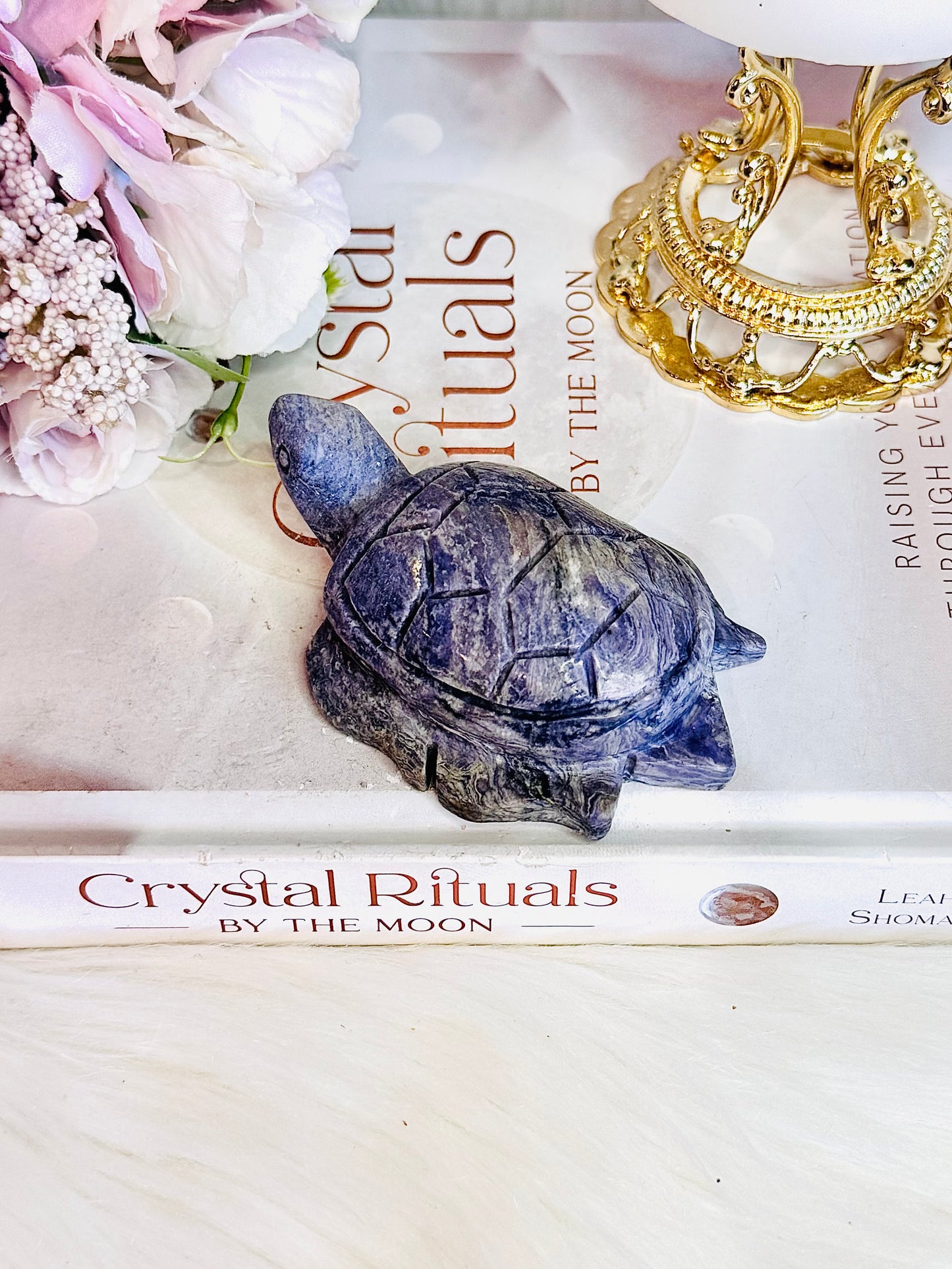 Tiffany Stone 8cm Chunky Carved Turtle