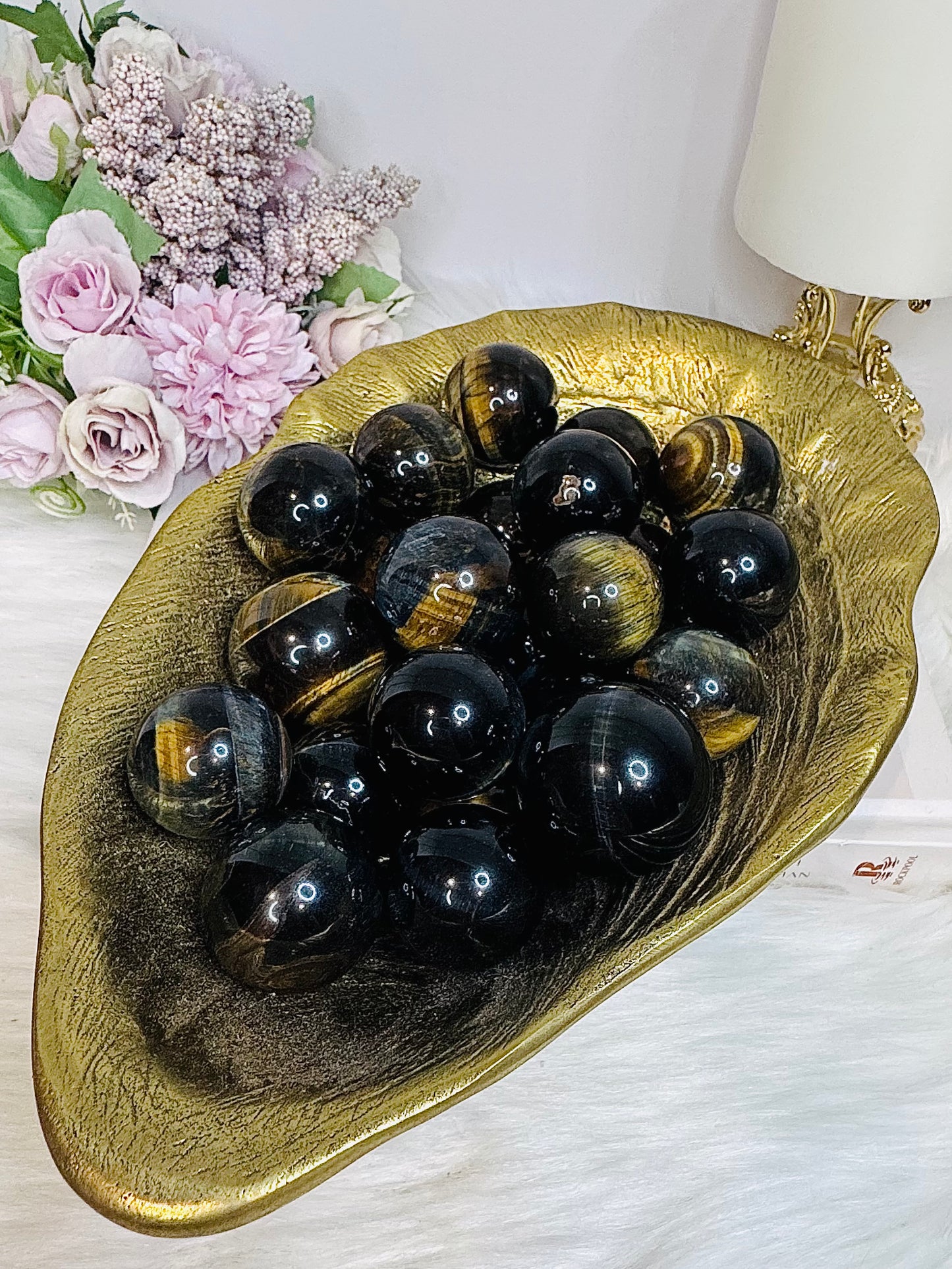 Rare Blue Flash Tigers Eye Small Spheres $15 each