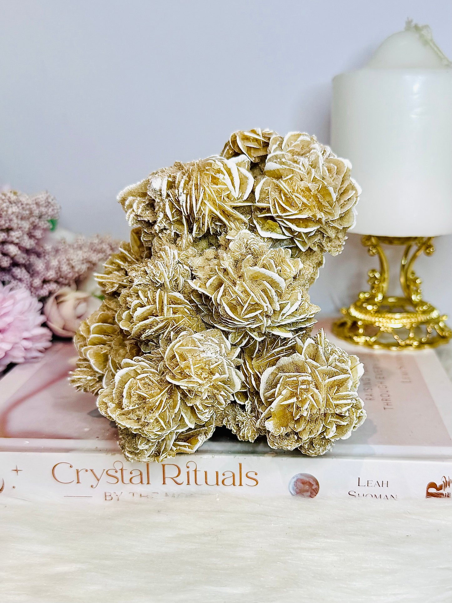 Natural Large Desert Rose Selenite Specimen 747g