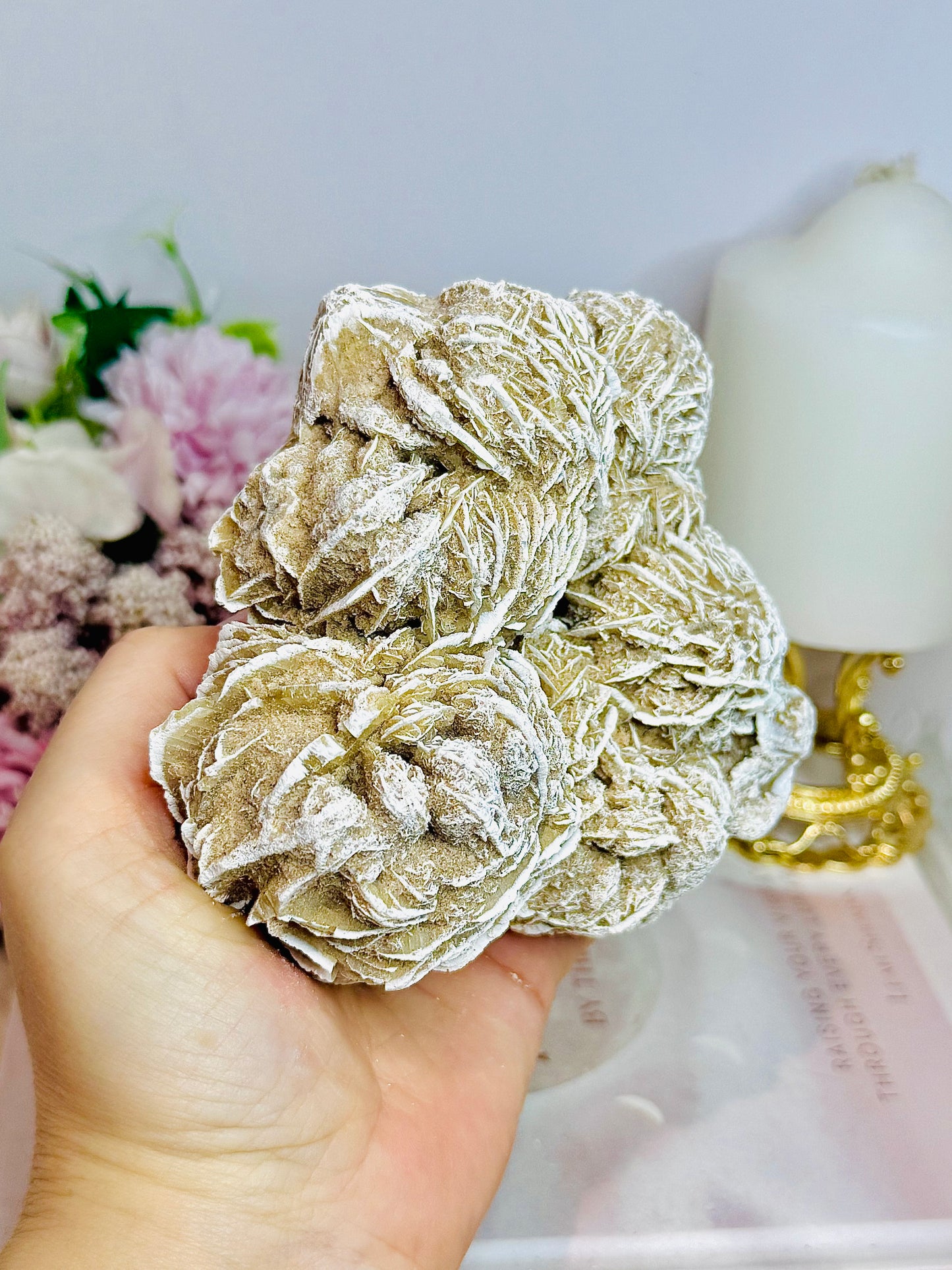 Natural Large Desert Rose Selenite Specimen 640g