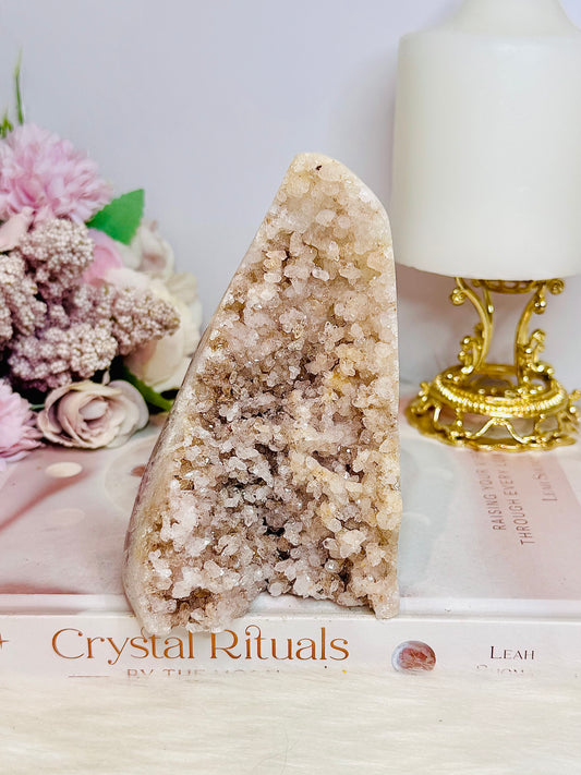 Pink Amethyst Sugar Druzy Freeform 12cm 745g