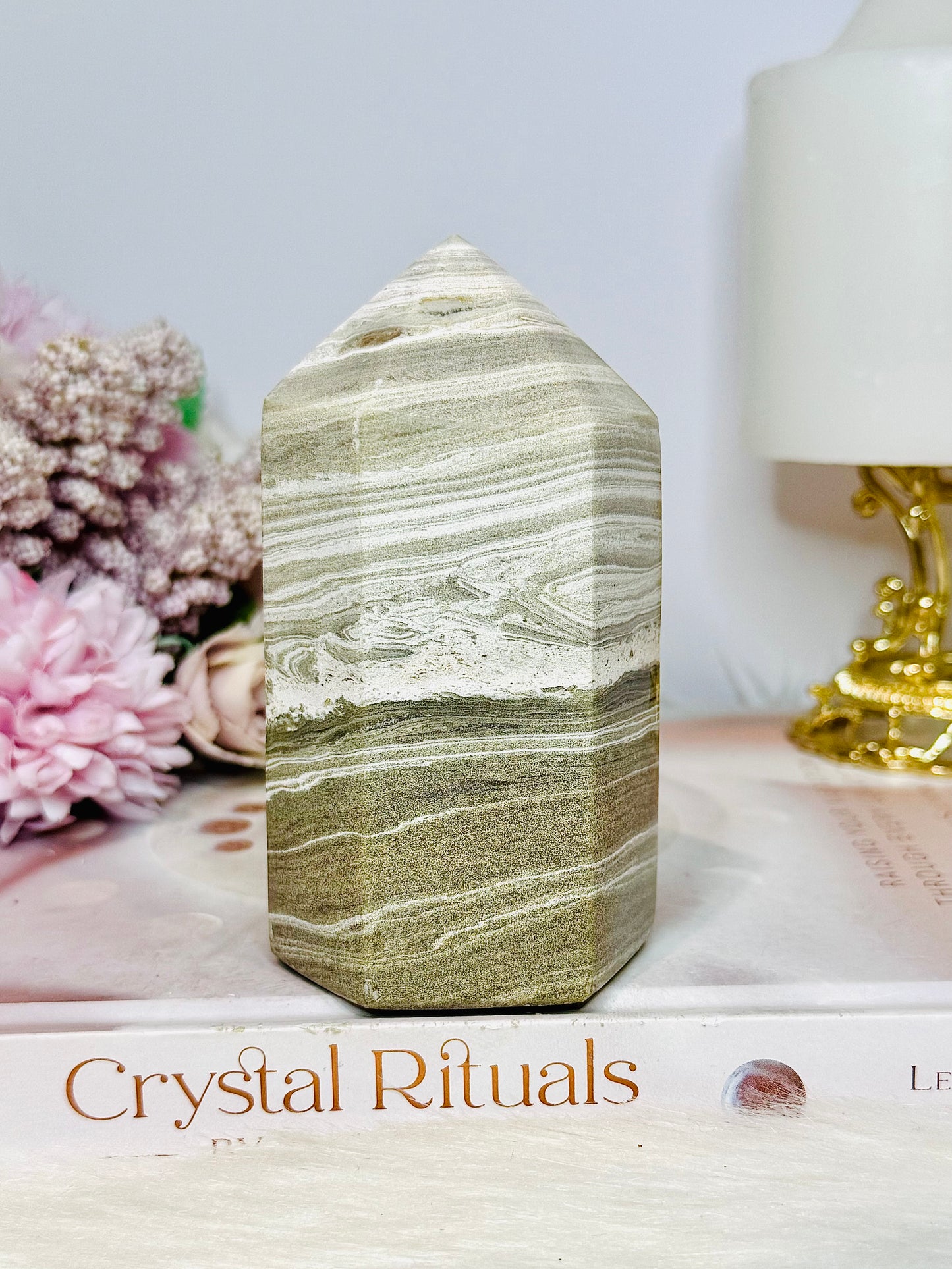 Chunky Jasper Tower 468g 11cm