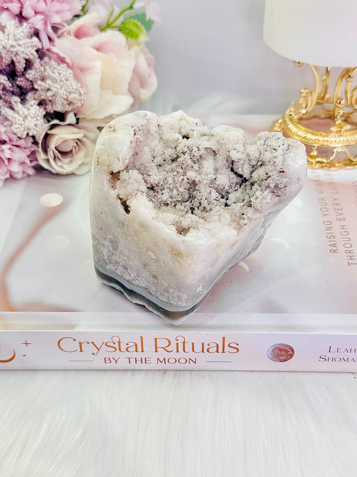 Druzy Pink Amethyst Freeform 442gram