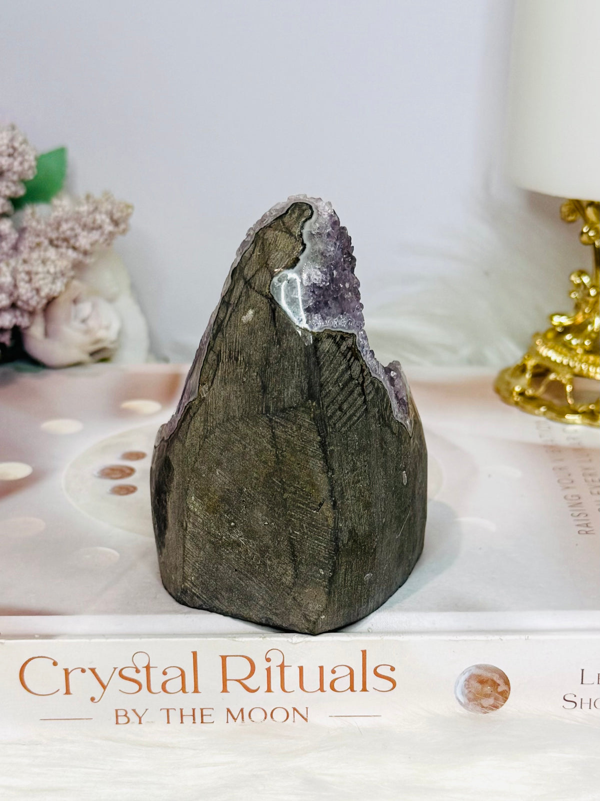 Base Cut Amethyst Cluster 350g 9cm