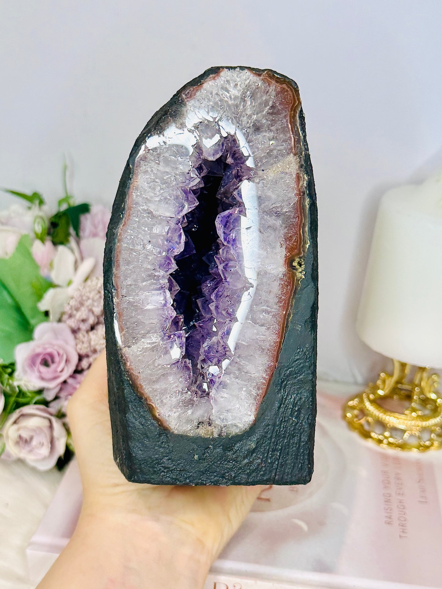 Large Amethyst Cathedral 1.9KG From Brazil