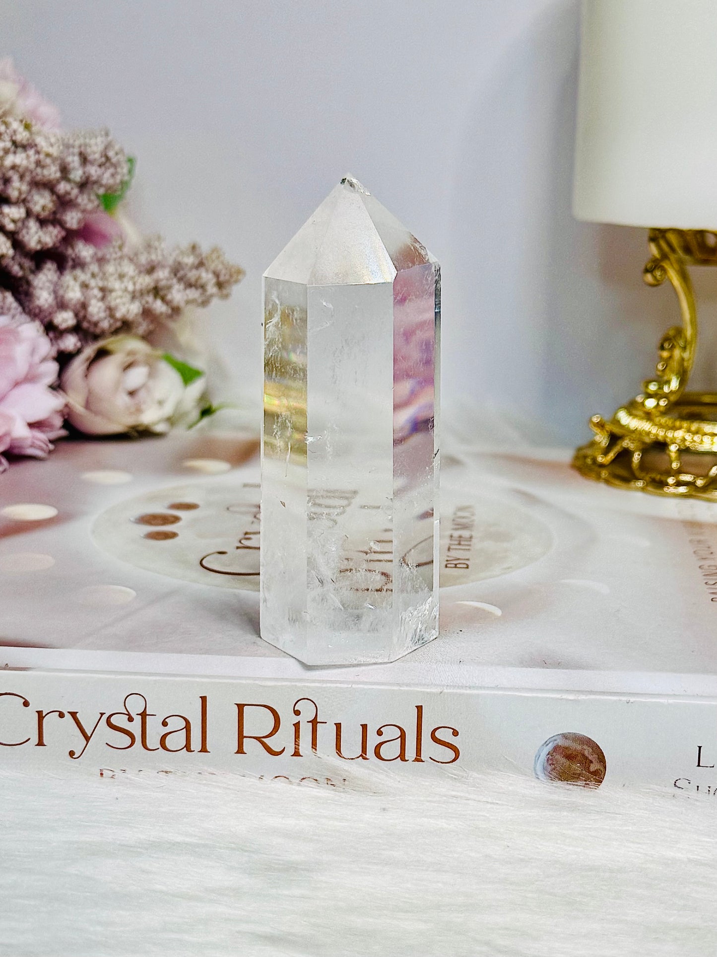 Clear Quartz Chunky Tower 8cm