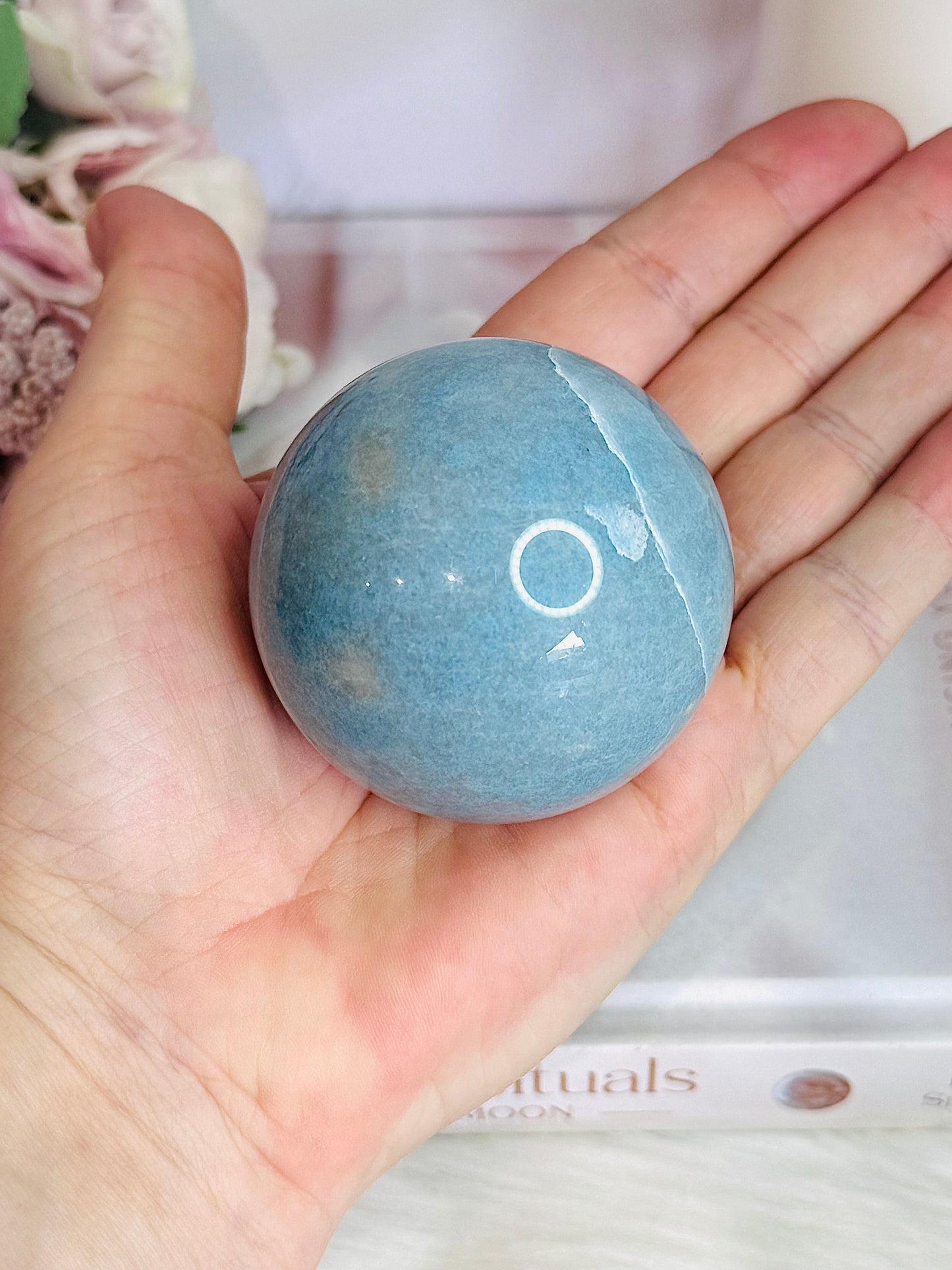 Super Stunning High Grade Natural Trolleite Sphere On Stand 238grams