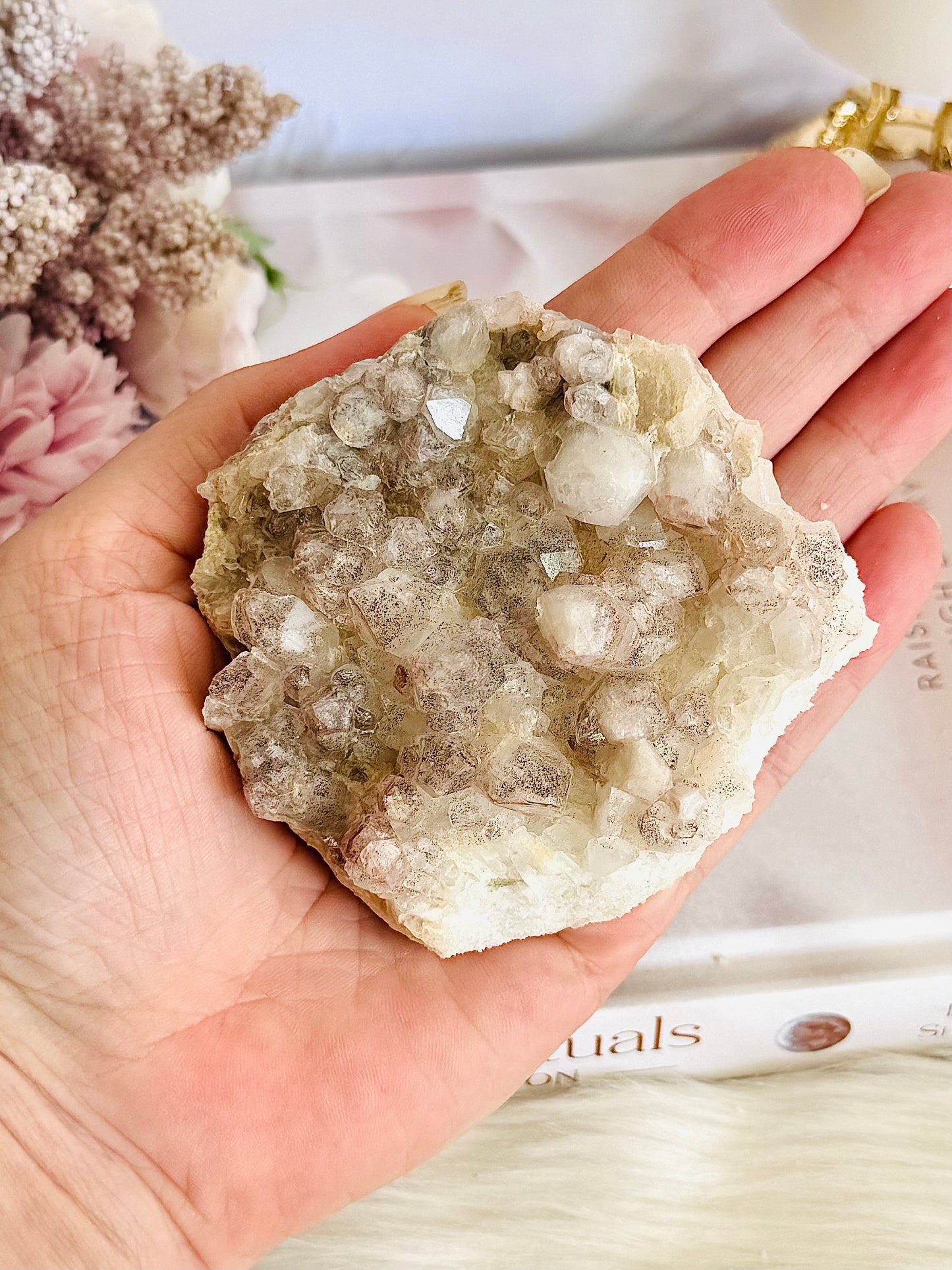 ⚜️ SALE ⚜️ Natural Black Lithium Quartz Cluster 248grams