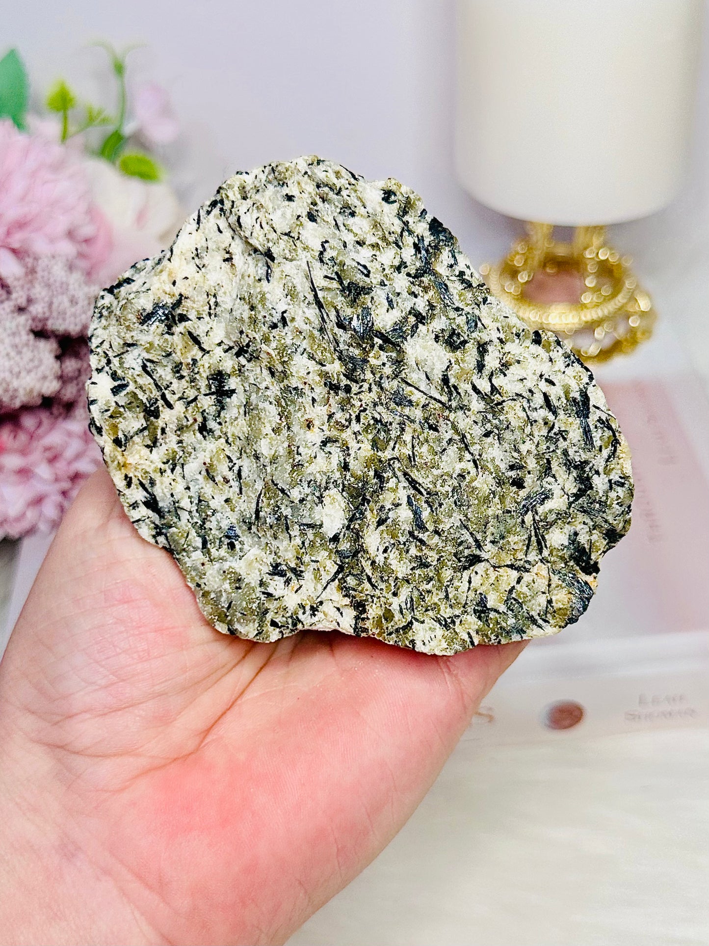 Beautiful Natural 396gram Tourmaline In Matrix Specimen