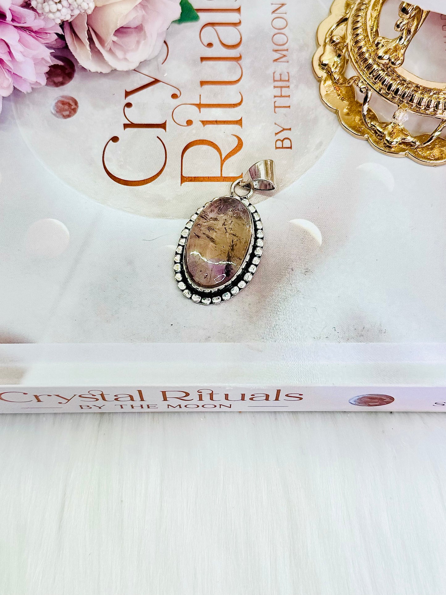 Absolutely Stunning Large Ametrine Pendant In Gift Bag