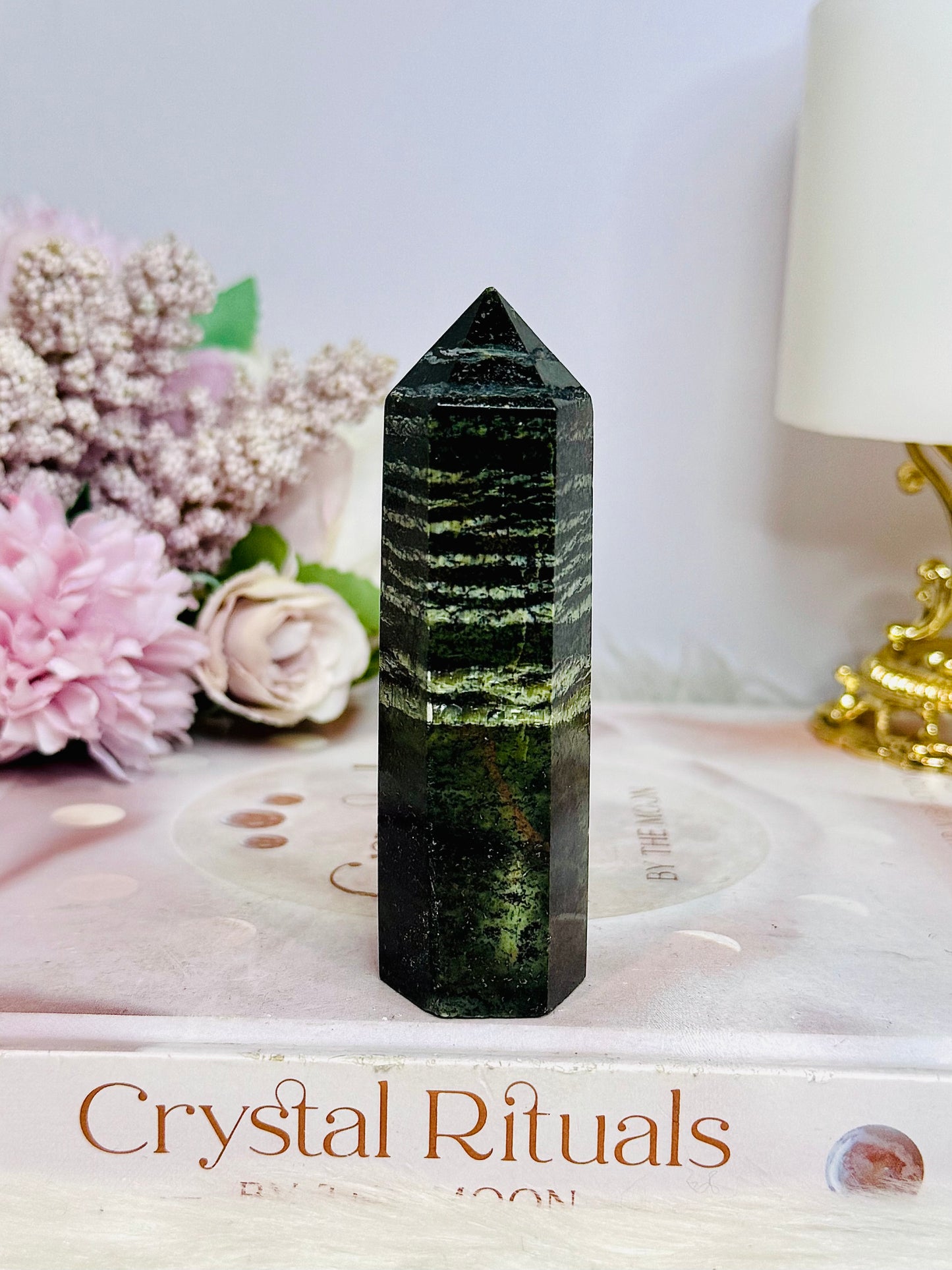 Chunky Zebra Jasper Tower 9.5cm