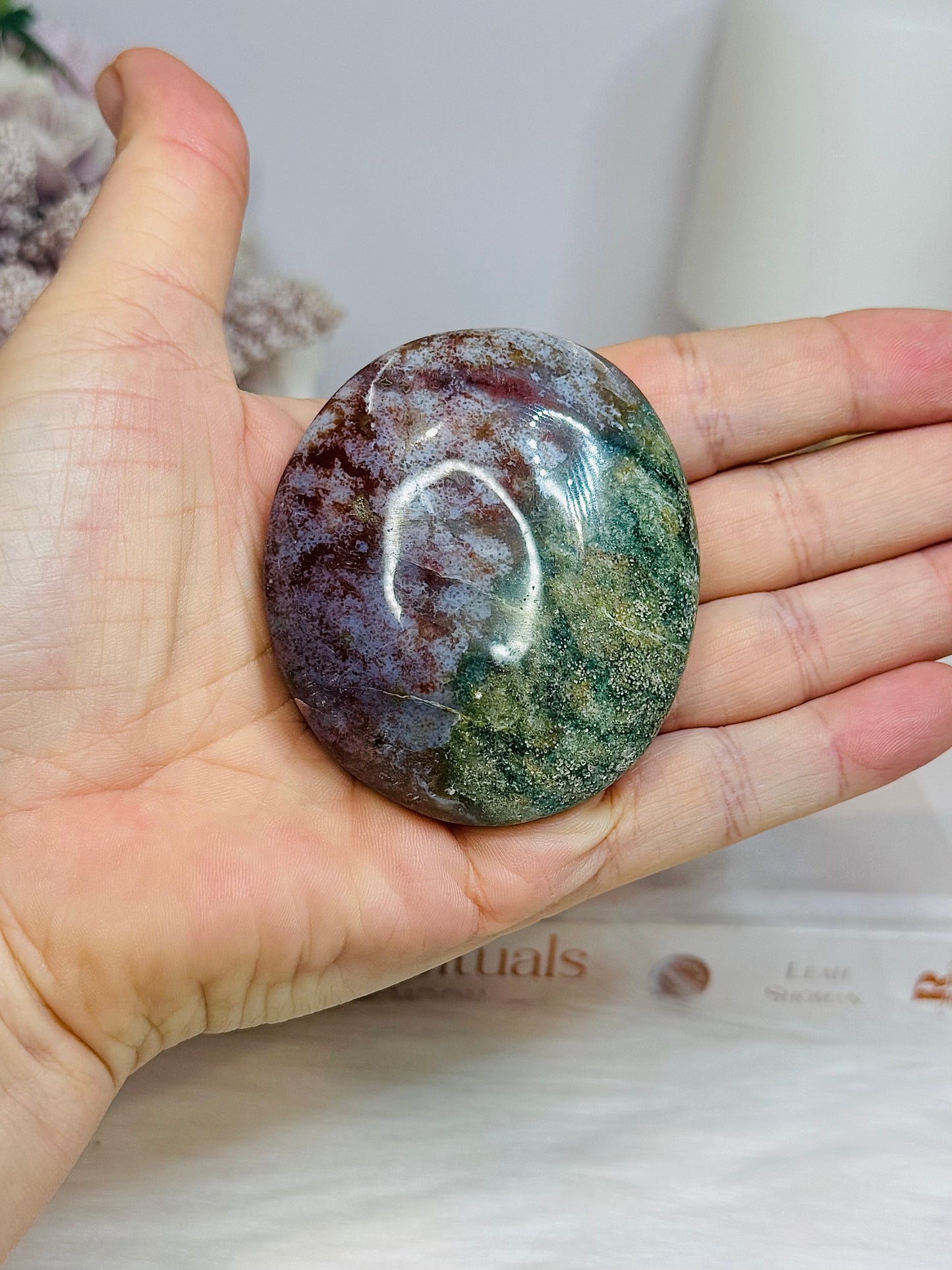 Ocean Jasper Palm Stone