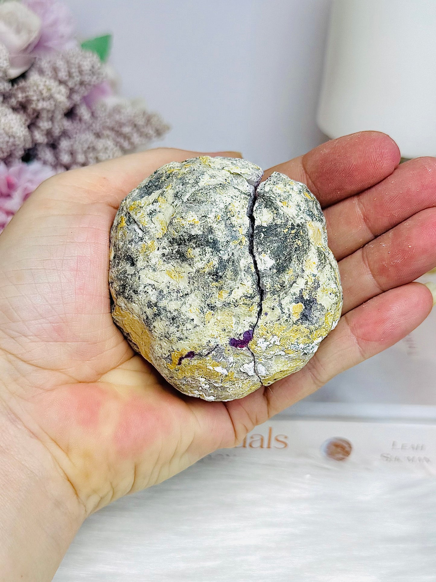 Aura Druzy Moroccan Geode (dyed) 169g