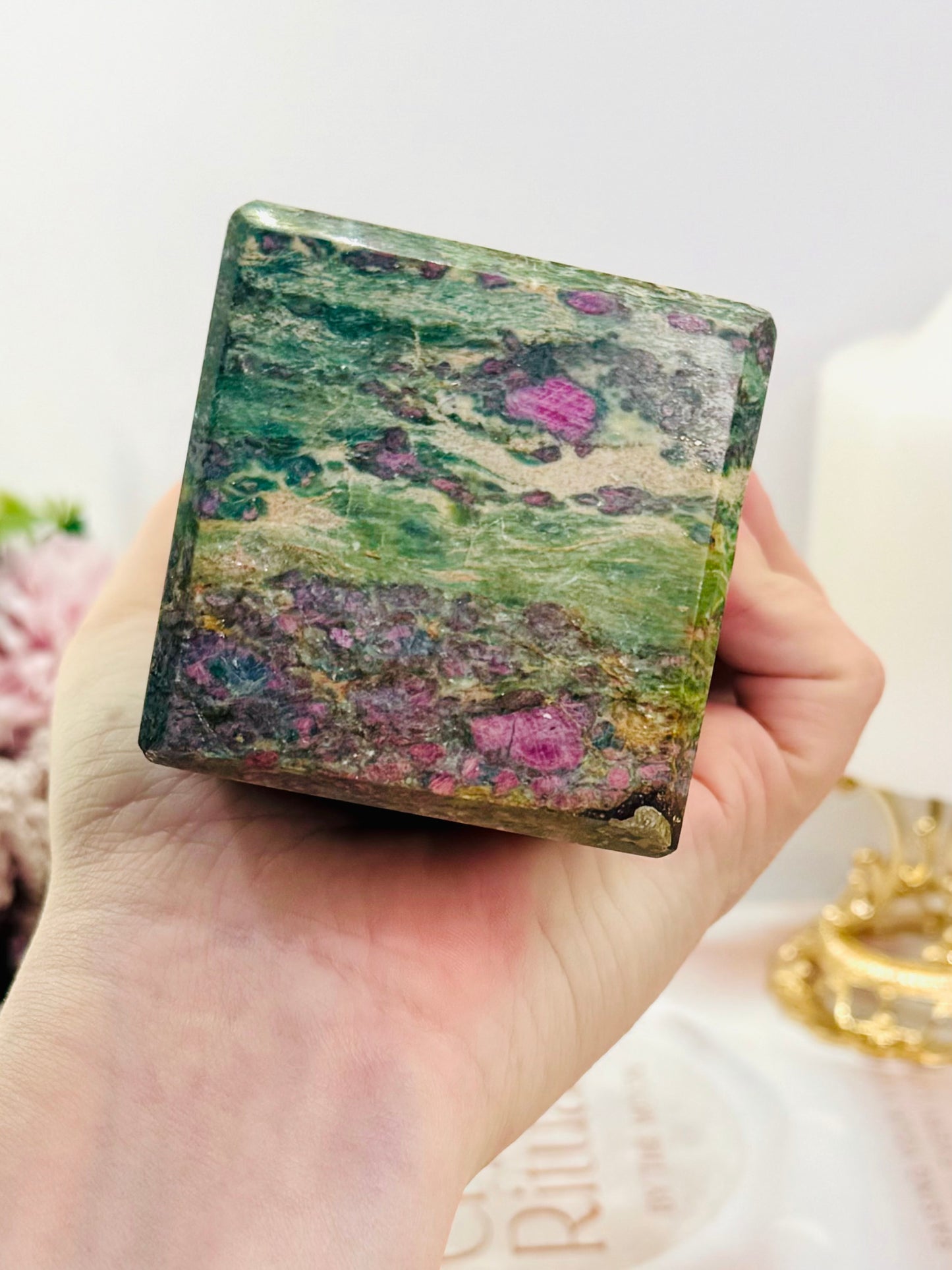 The Most INCREDIBLE Huge Natural Ruby In Fuchsite (UV Reactive) Tower | Generator 18.5cm 1.4KG ~ A True Collectors Piece