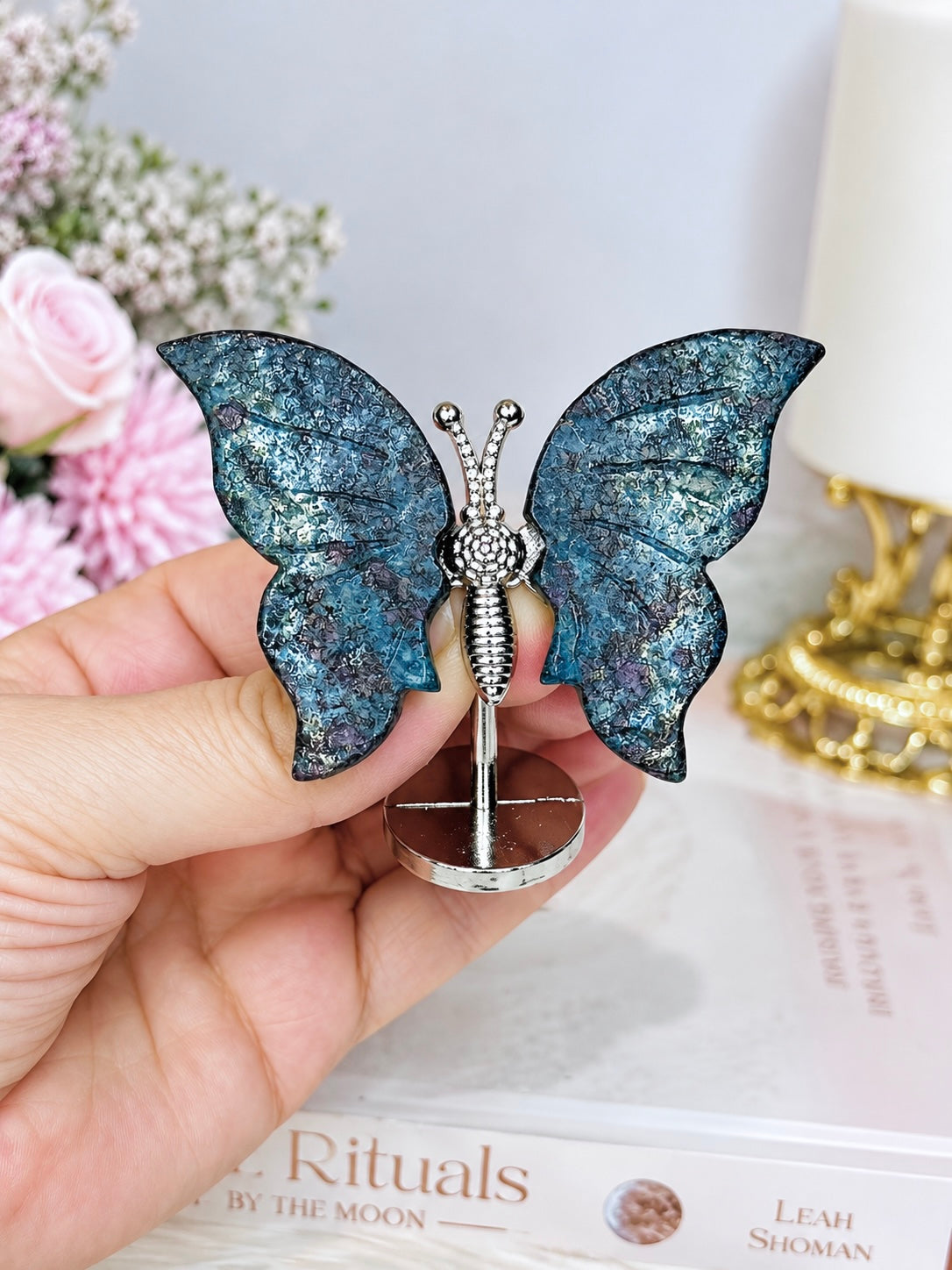 Ruby In Fuchsite Butterfly 7cm