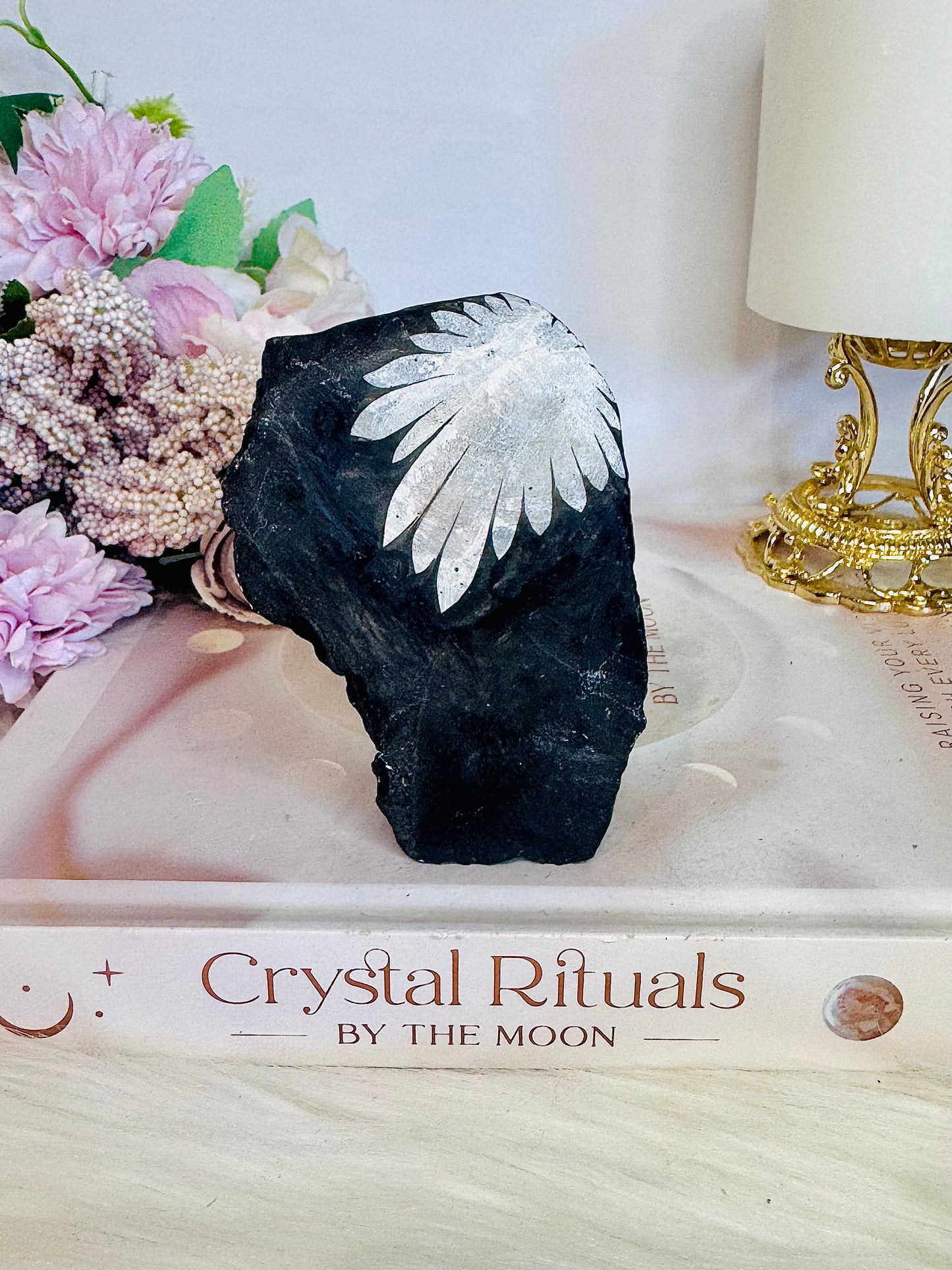 Natural Chunky Large Chrysanthemum Stone Formed Over 290 Million Years Ago 9cm