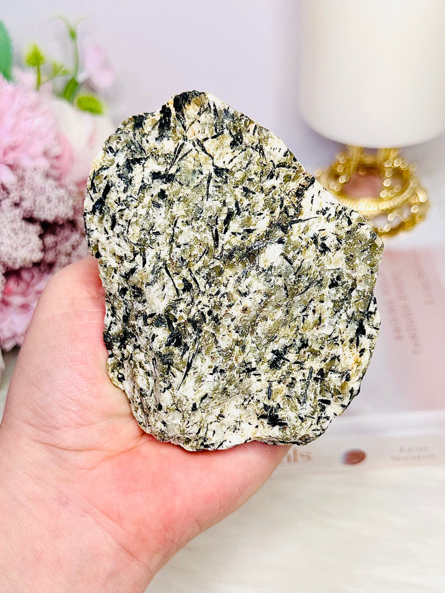Beautiful Natural 396gram Tourmaline In Matrix Specimen