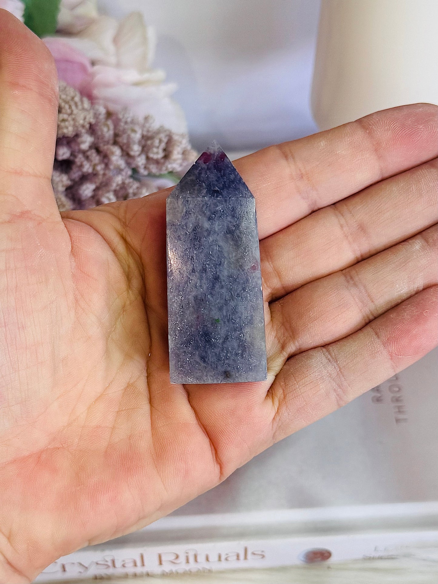 Beautiful Chunky Pegamtite Point | Tower 6cm