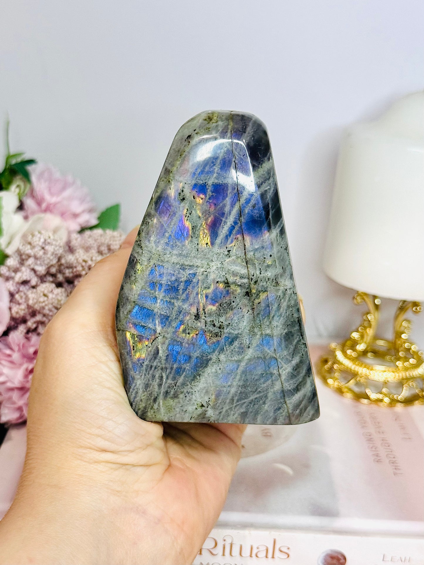 Natural Labradorite Freeform 11cm 381grams