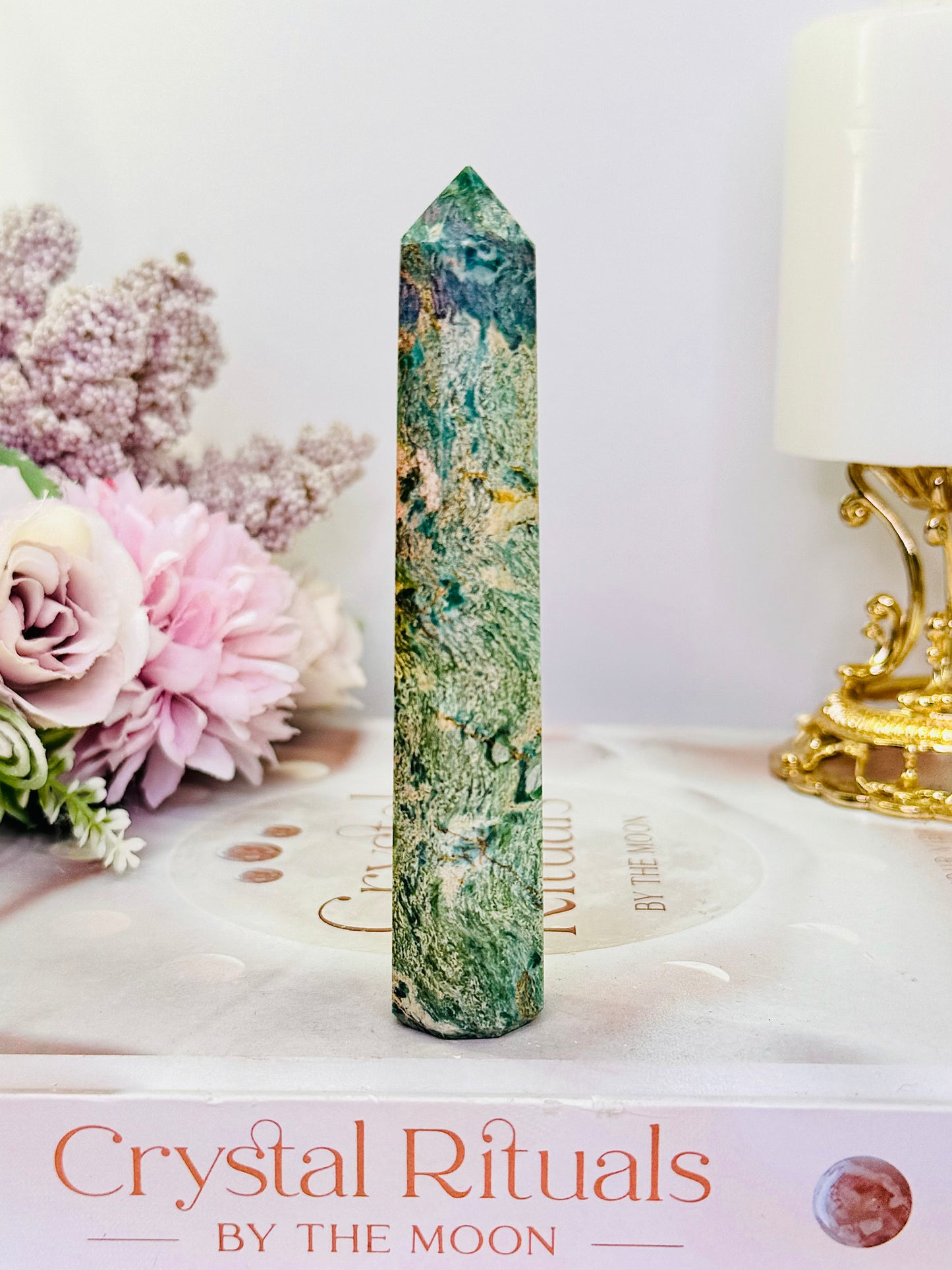 Ruby Fuchsite Tower 11cm