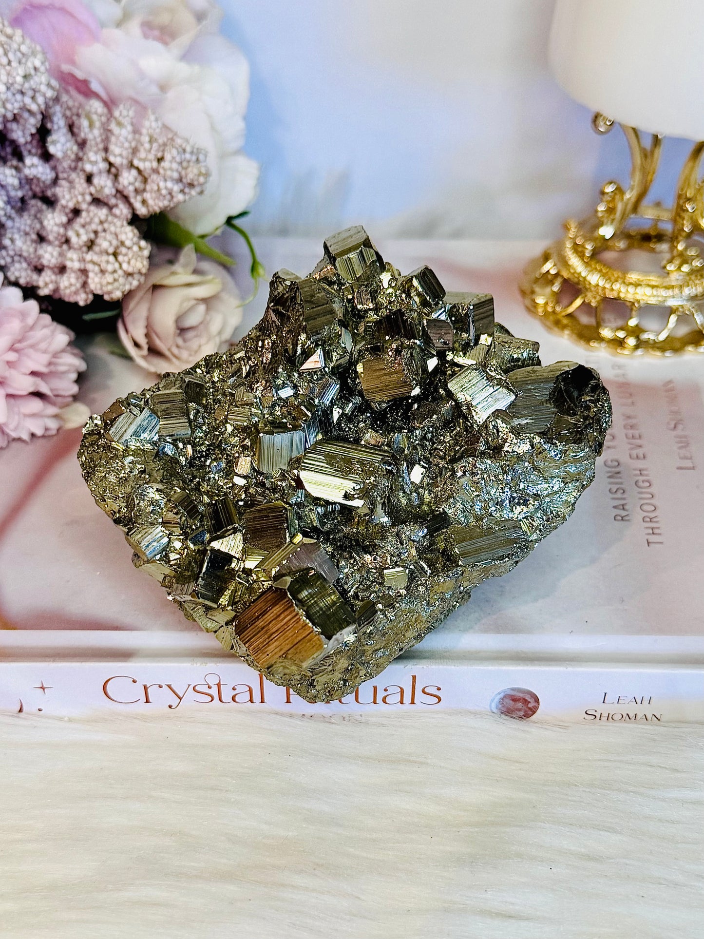 High Grade Natural Large Cubed Pyrite Specimen 1.02KG
