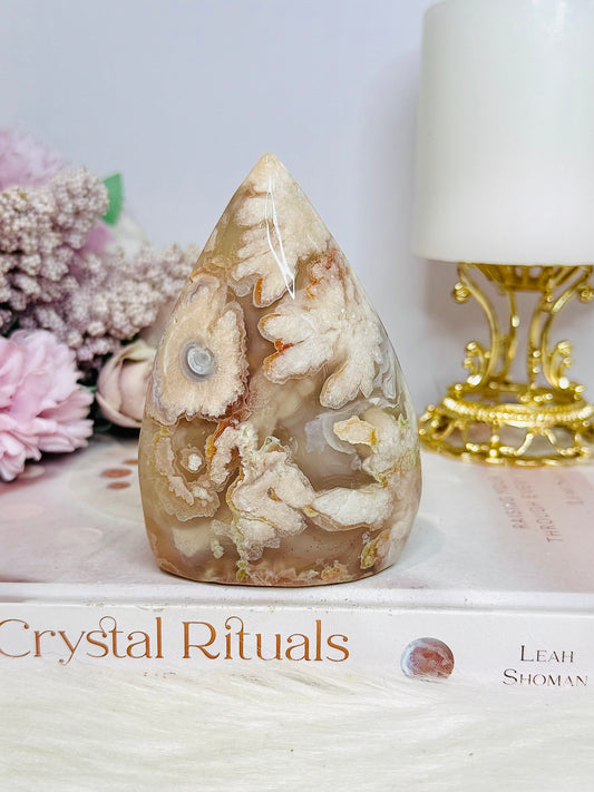 Flower Agate Flame | Freeform 10cm