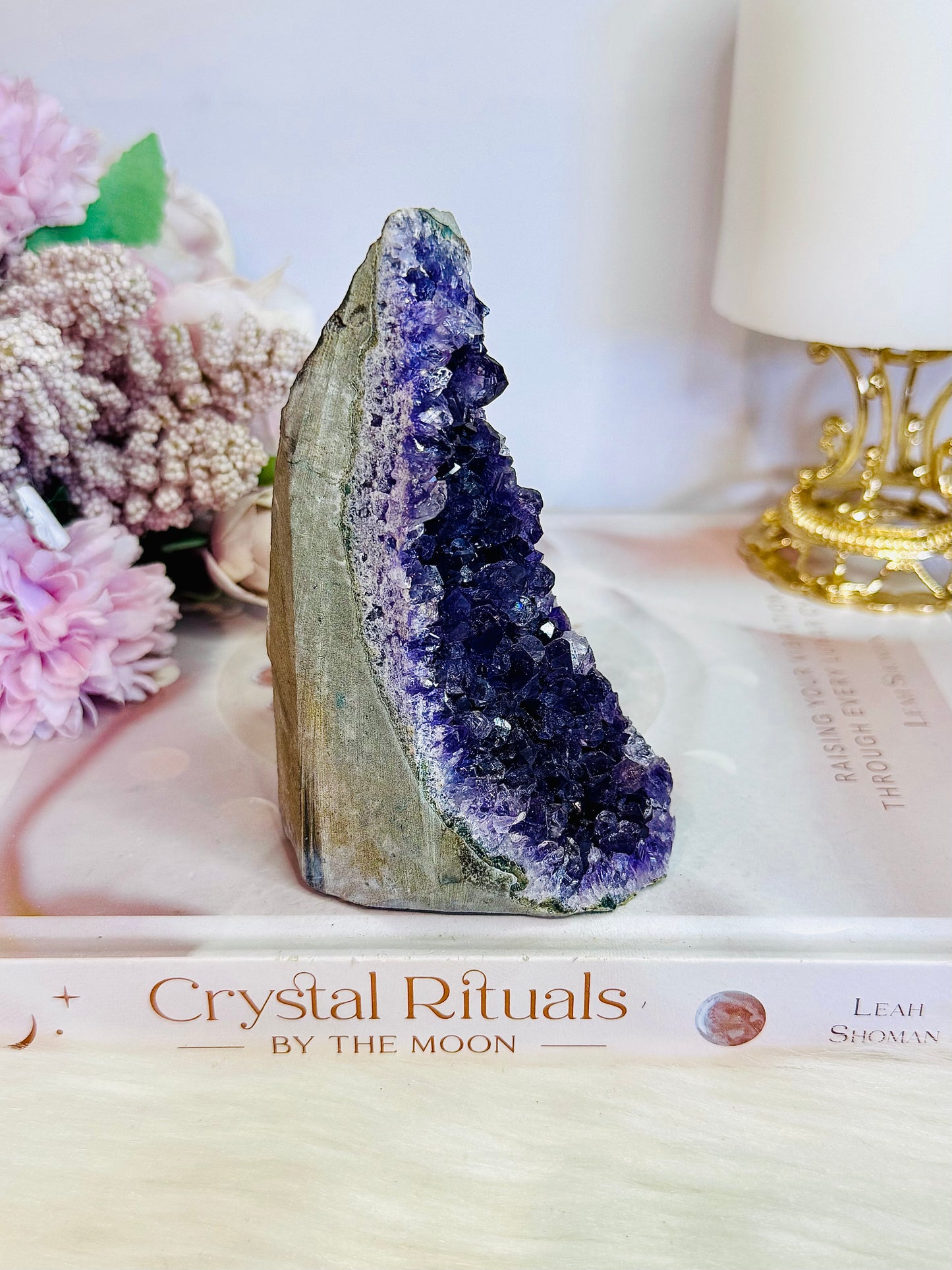 High Grade Amethyst Base Cut Cluster 12cm