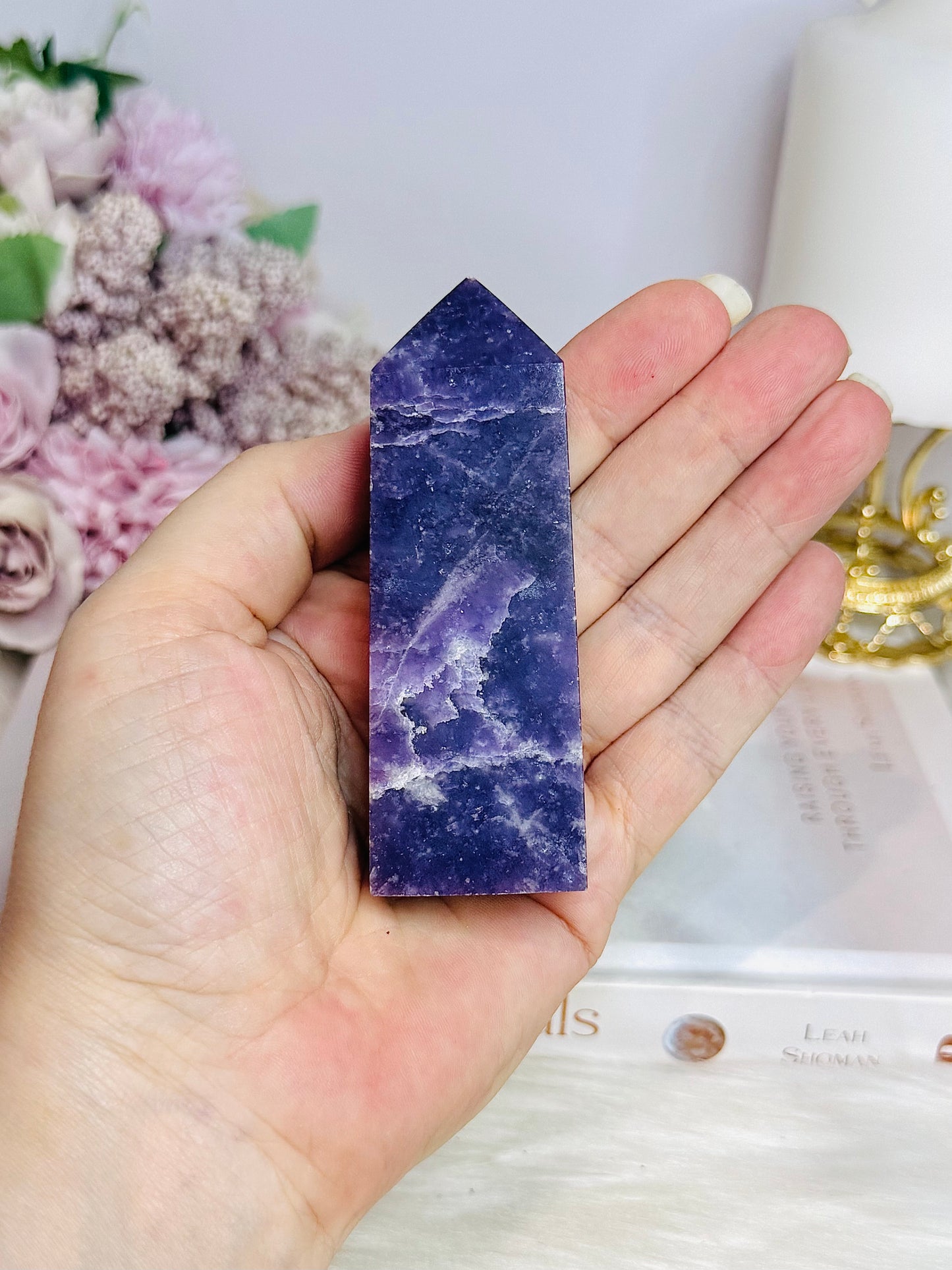 Purple Lepidolite Tower 9cm