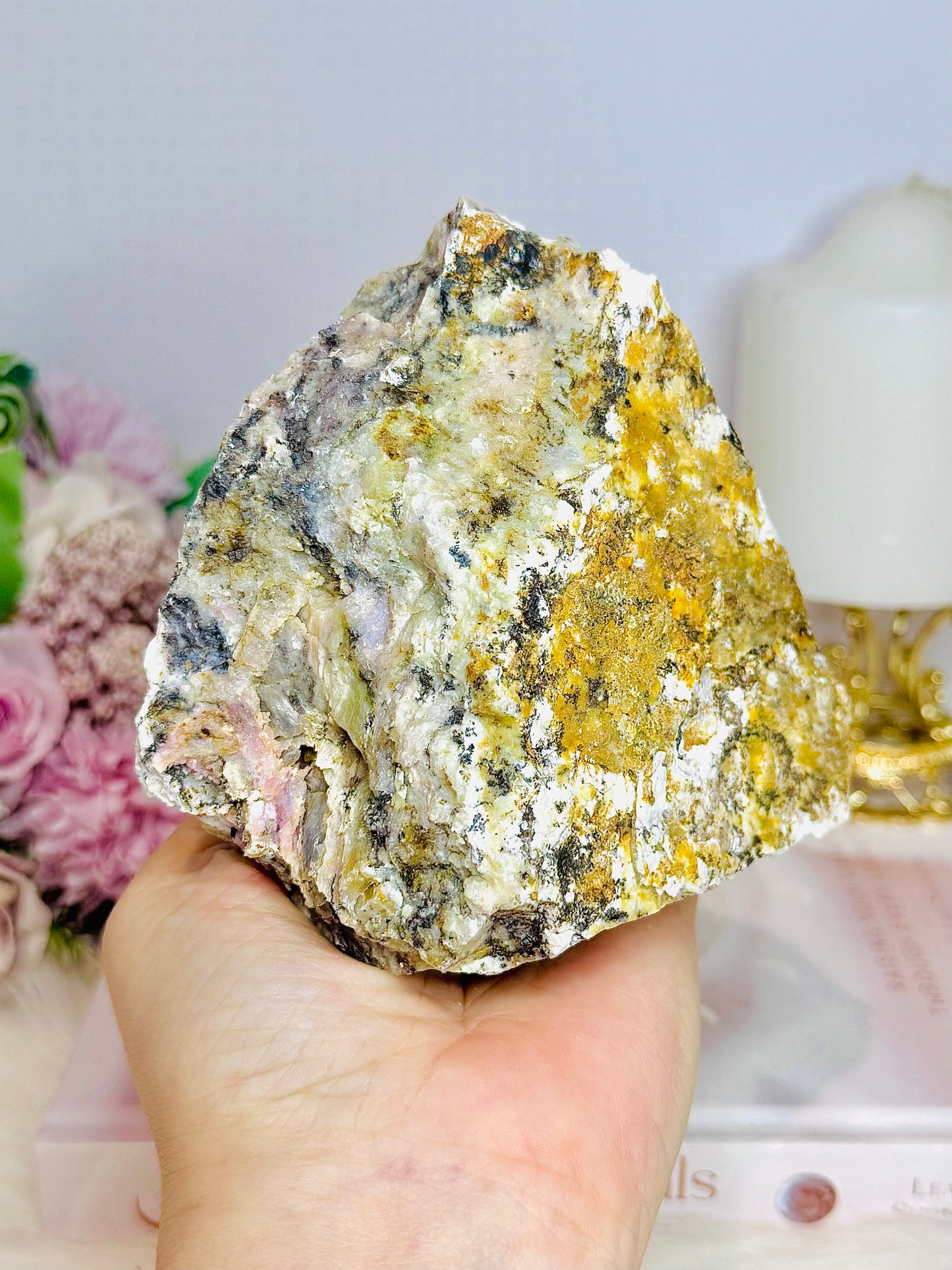 Large Chunky Natural Pink Opal Specimen 668gram