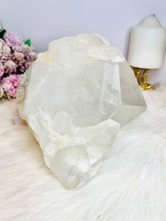 Huge Natural Clear Quartz Specimen 4.28KG