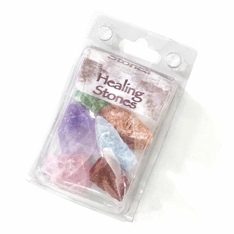 Chakra Healing Stones 7 Pieces Rough Set in Bag