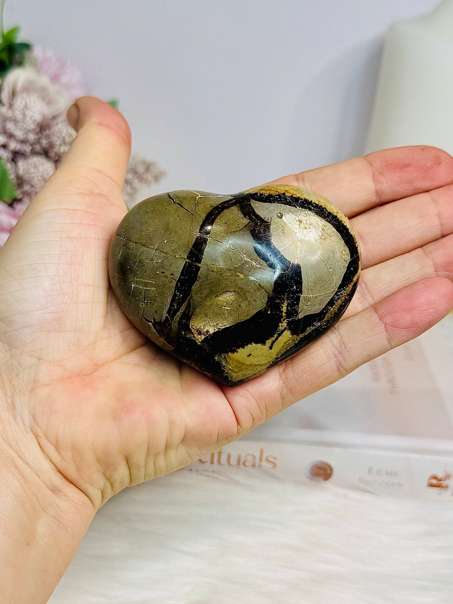 Chunky Septarian Heart 7cm