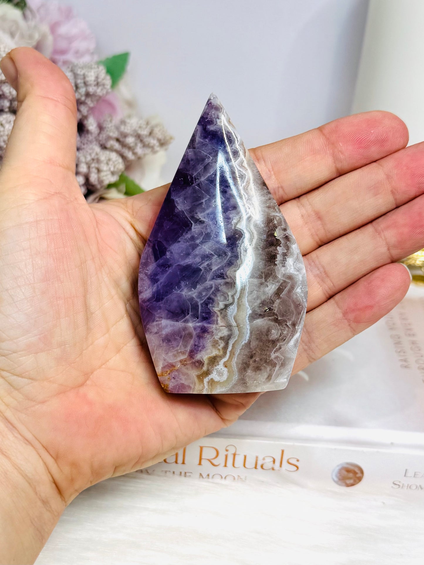 Crazy Lace Amethyst Flame 9cm
