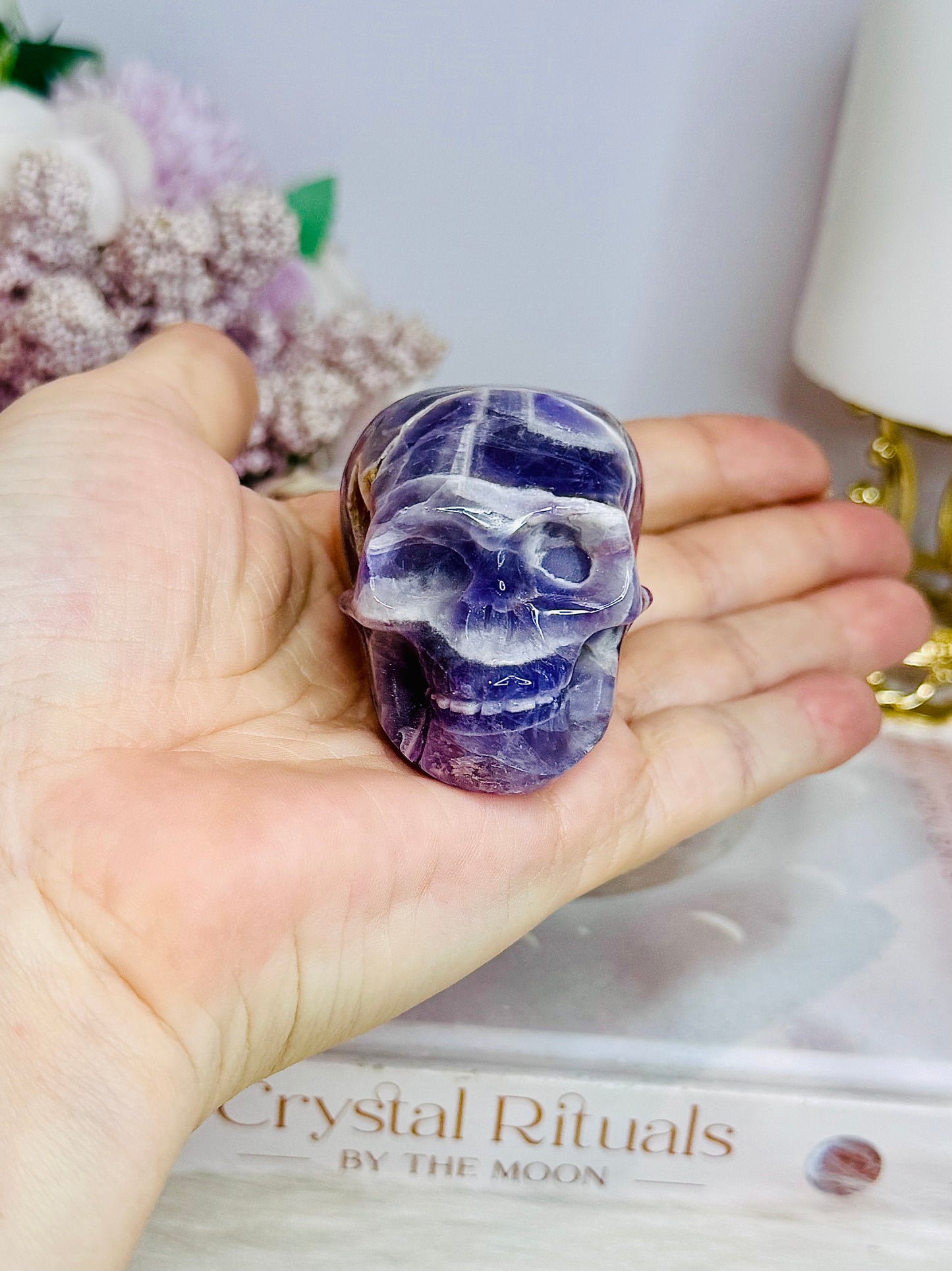 Dream | Chevron Amethyst Skull 6cm