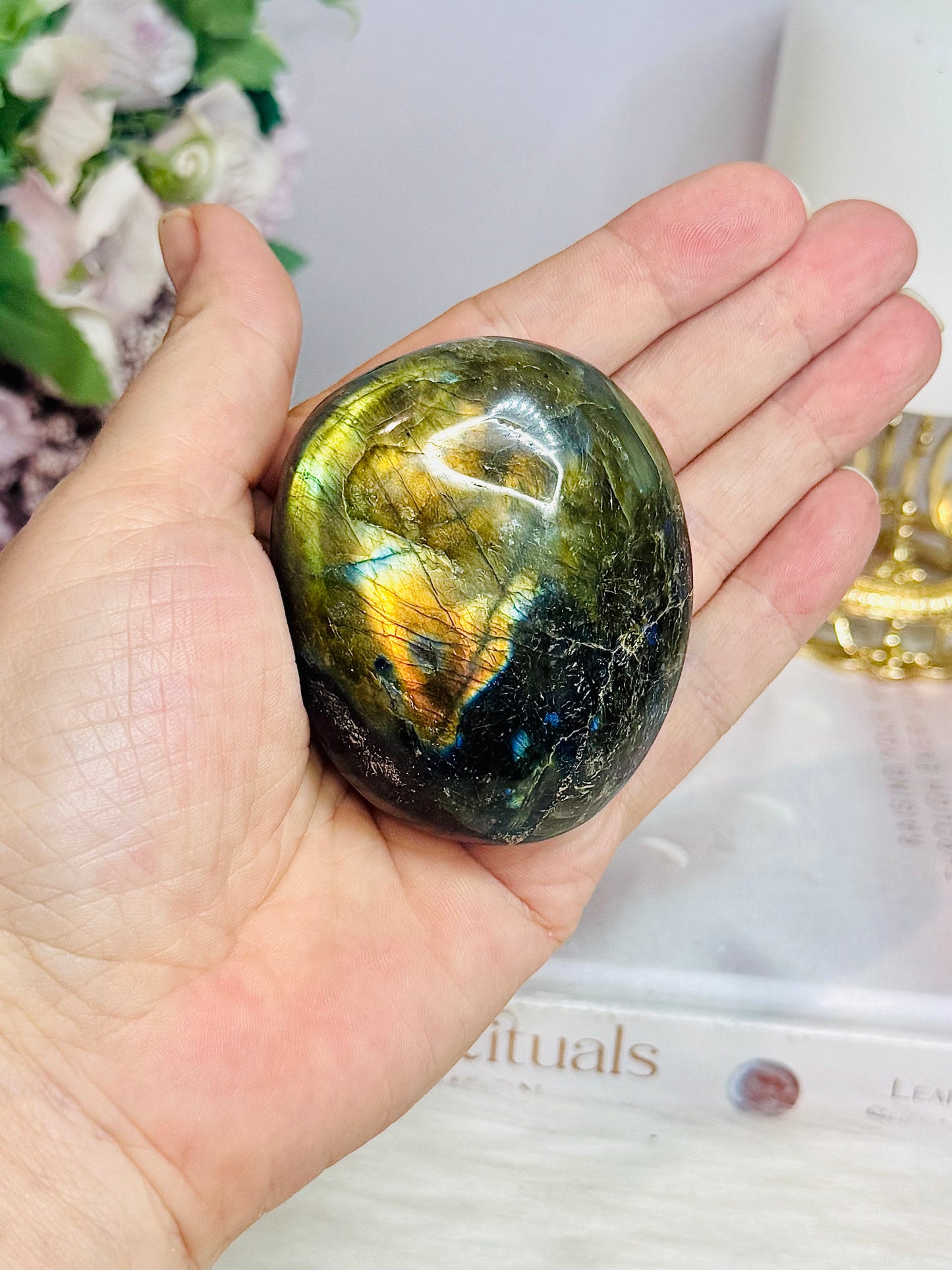 Chunky Labradorite Polished Freeform 6.5cm