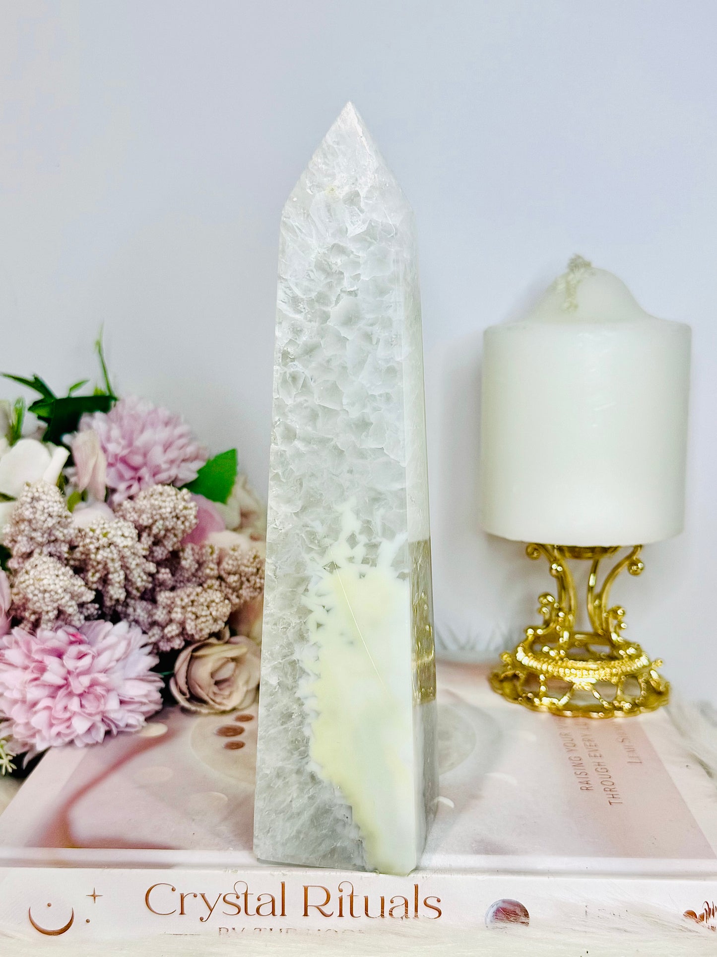 High Grade Large 20cm Agate Tower | Obelisk From Brazil