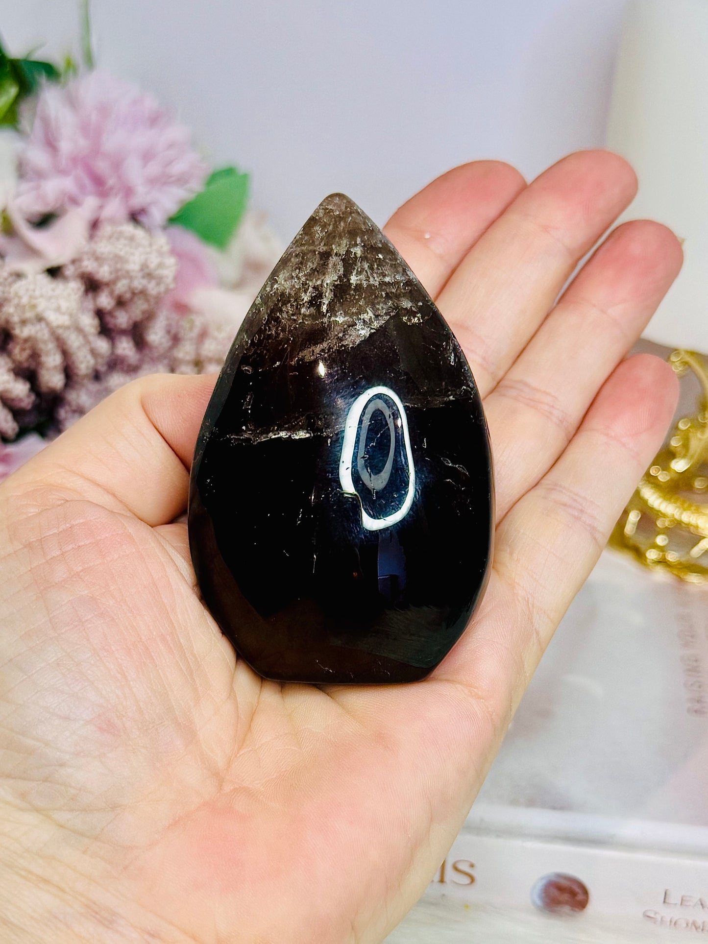 Smokey Quartz Flame | Freeform 8cm