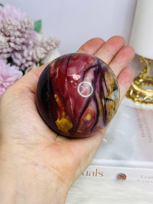 Mookaite Jasper Large Sphere on Stand 393g